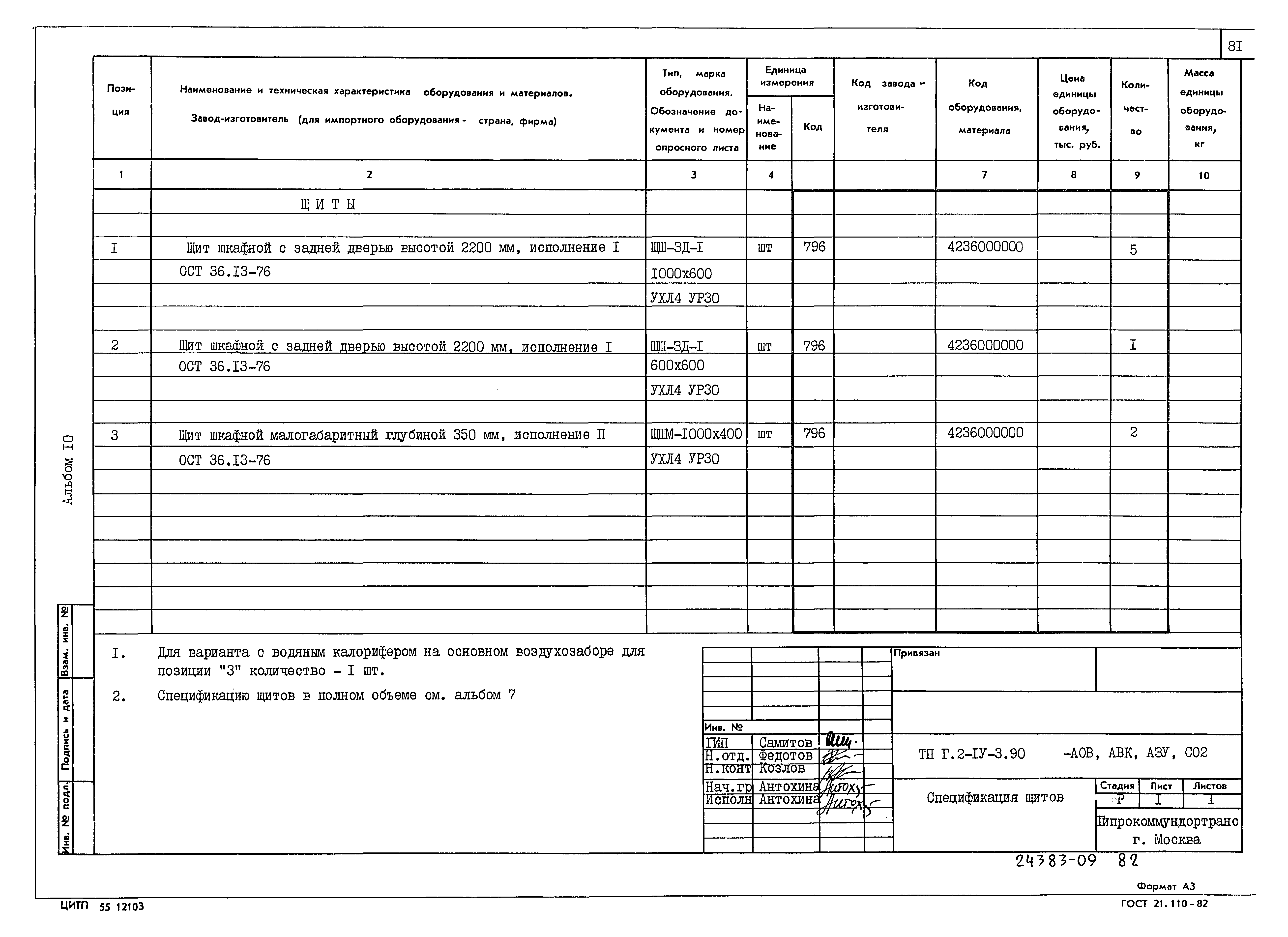 Типовой проект Г.2-IV-3.90