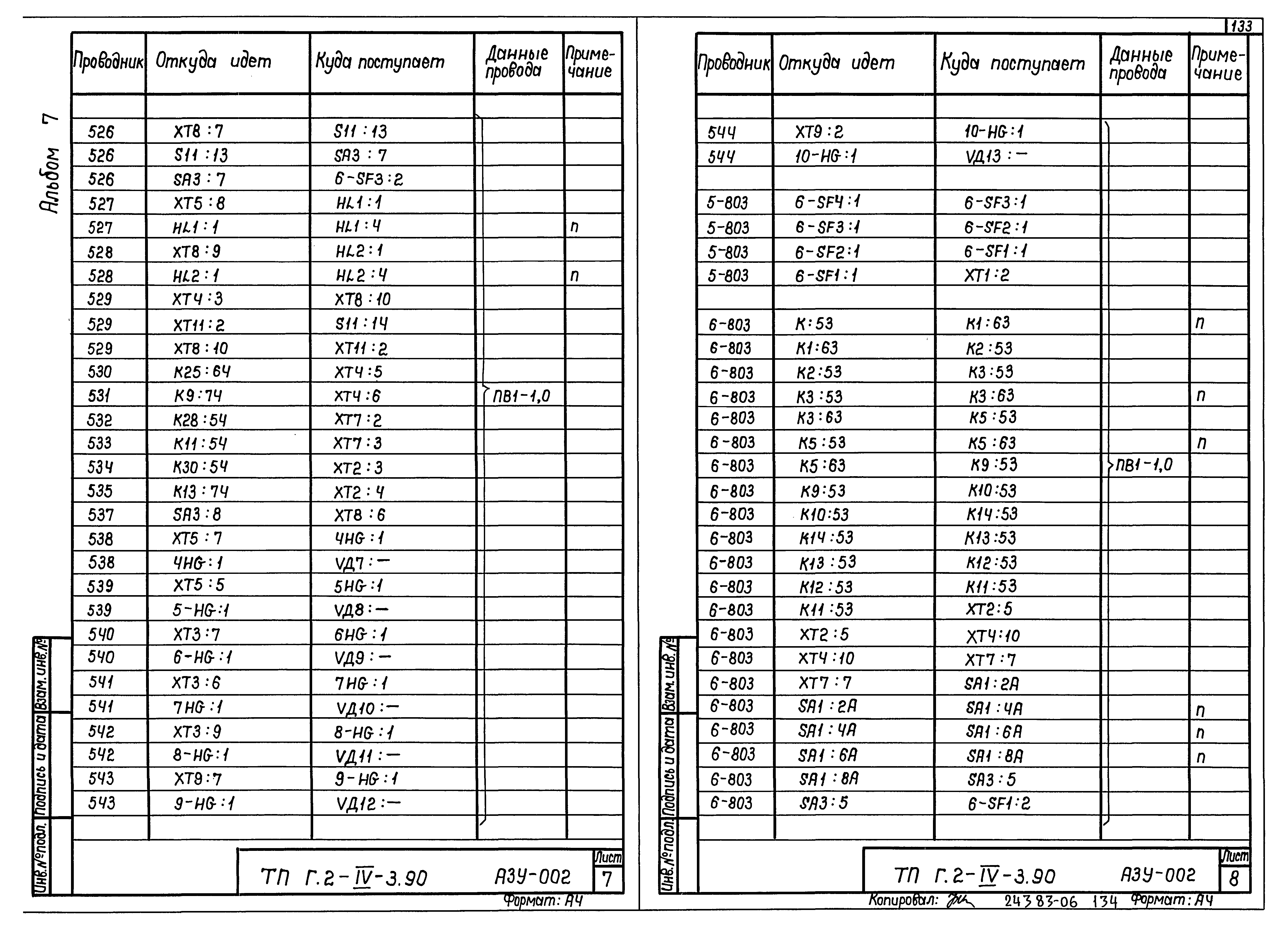 Типовой проект Г.2-IV-3.90