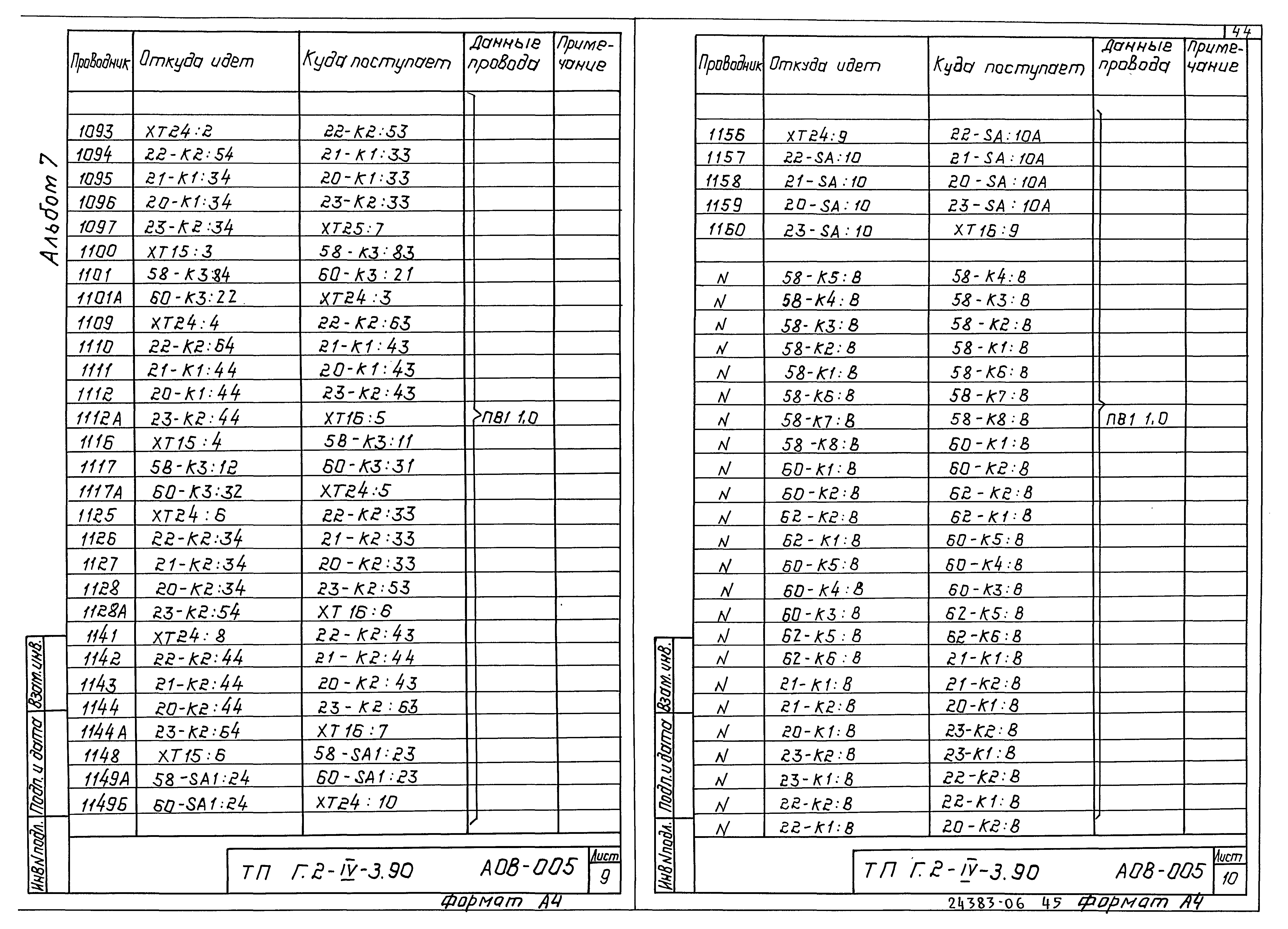 Типовой проект Г.2-IV-3.90