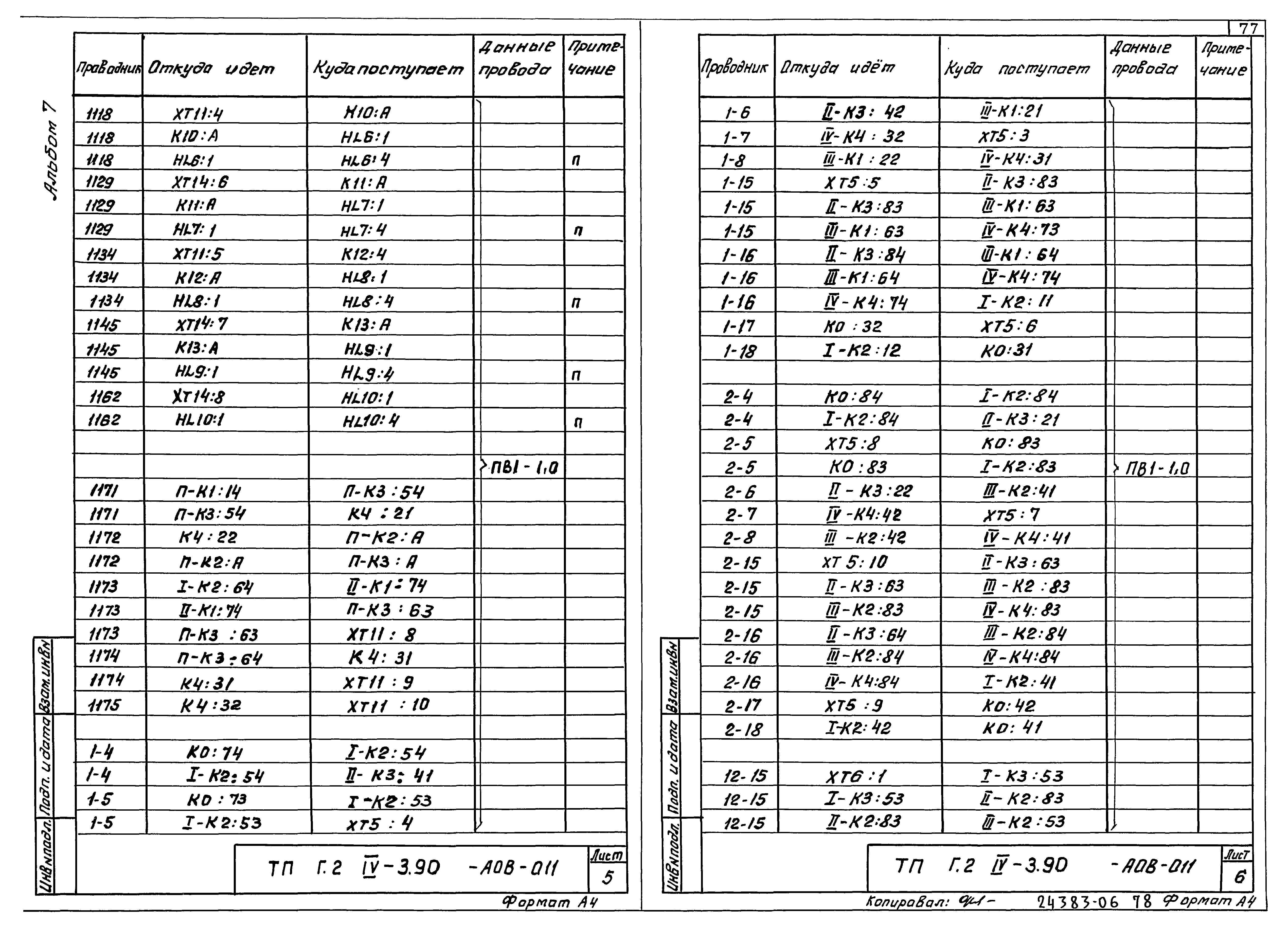 Типовой проект Г.2-IV-3.90