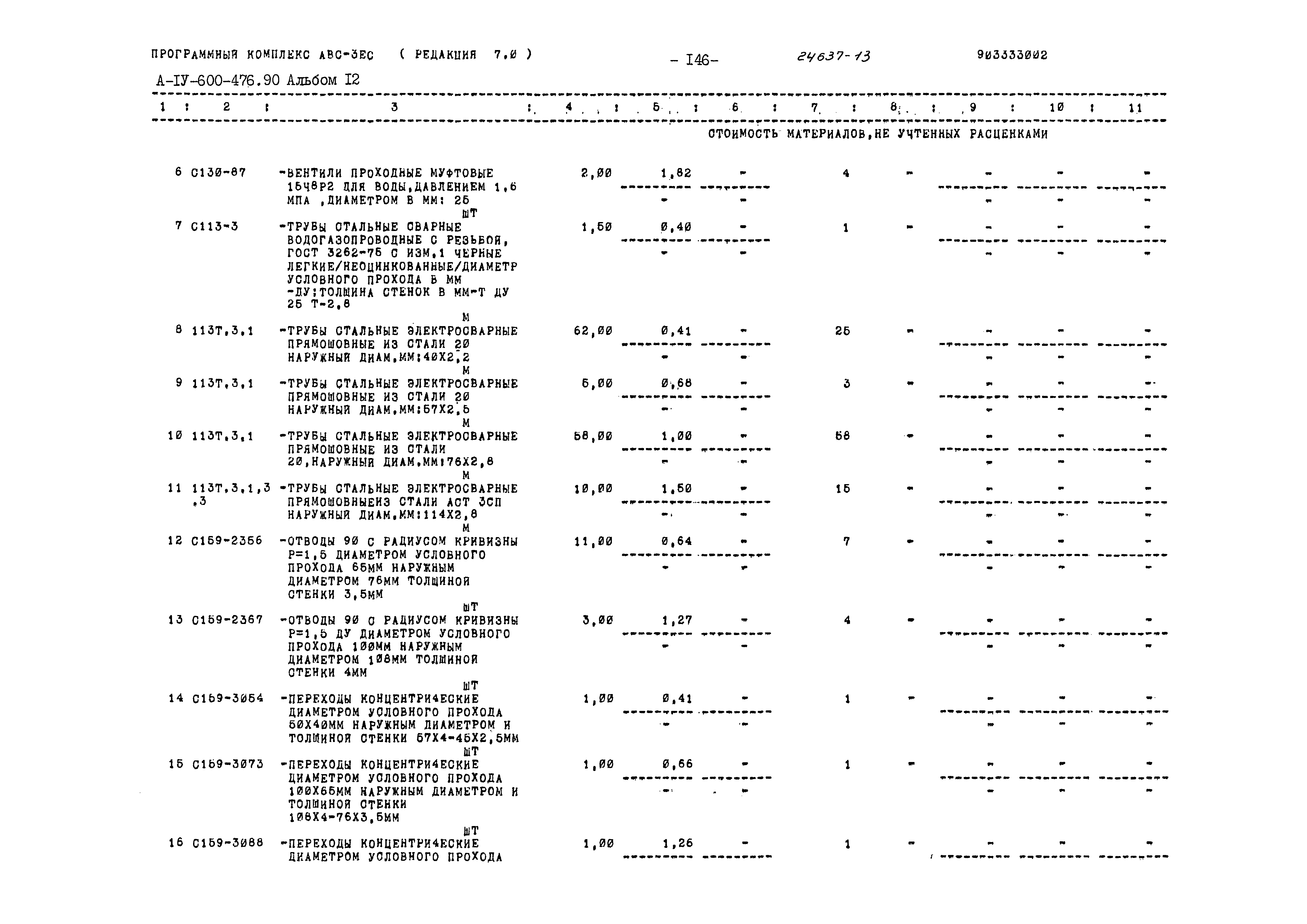 Типовой проект А-IV-600-476.90