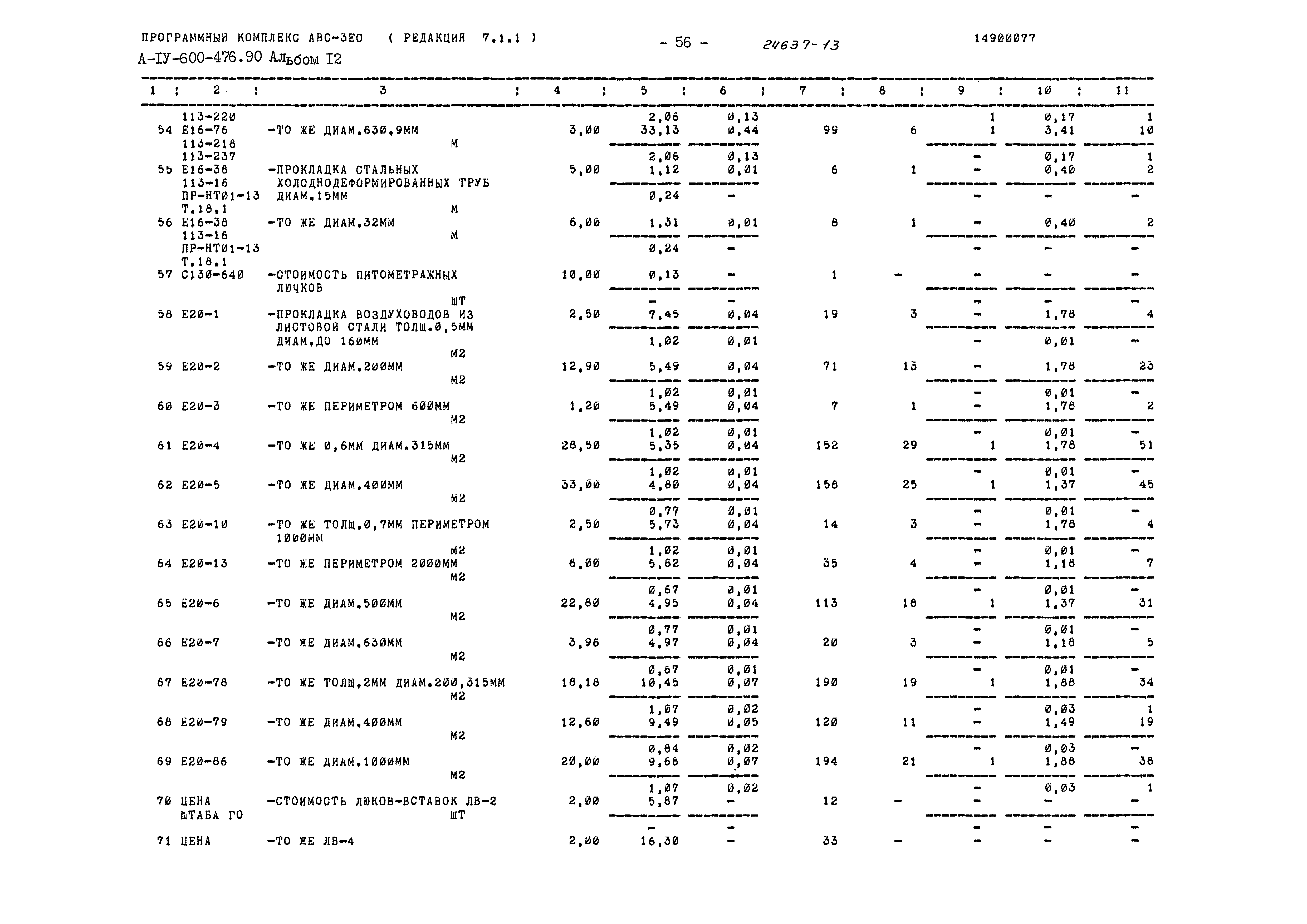 Типовой проект А-IV-600-476.90