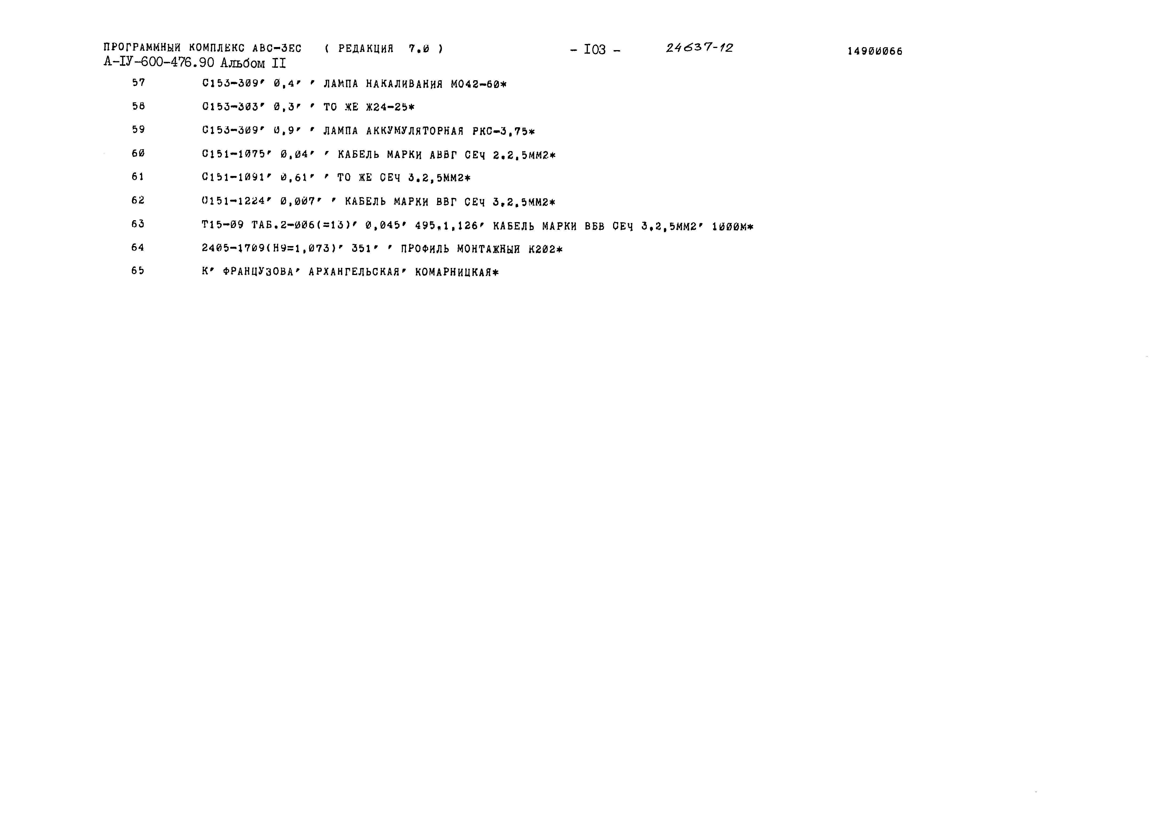 Типовой проект А-IV-600-476.90
