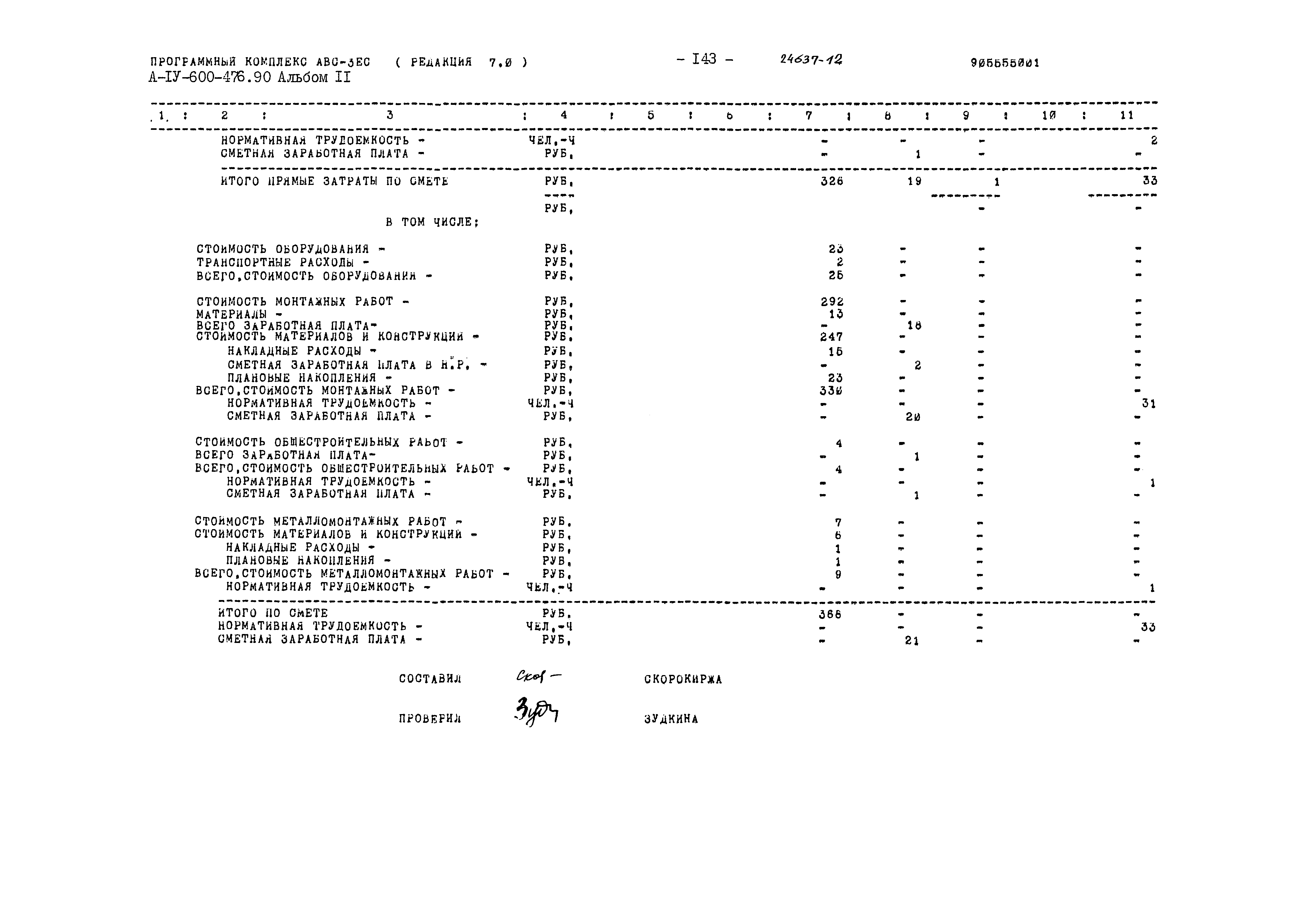 Типовой проект А-IV-600-476.90