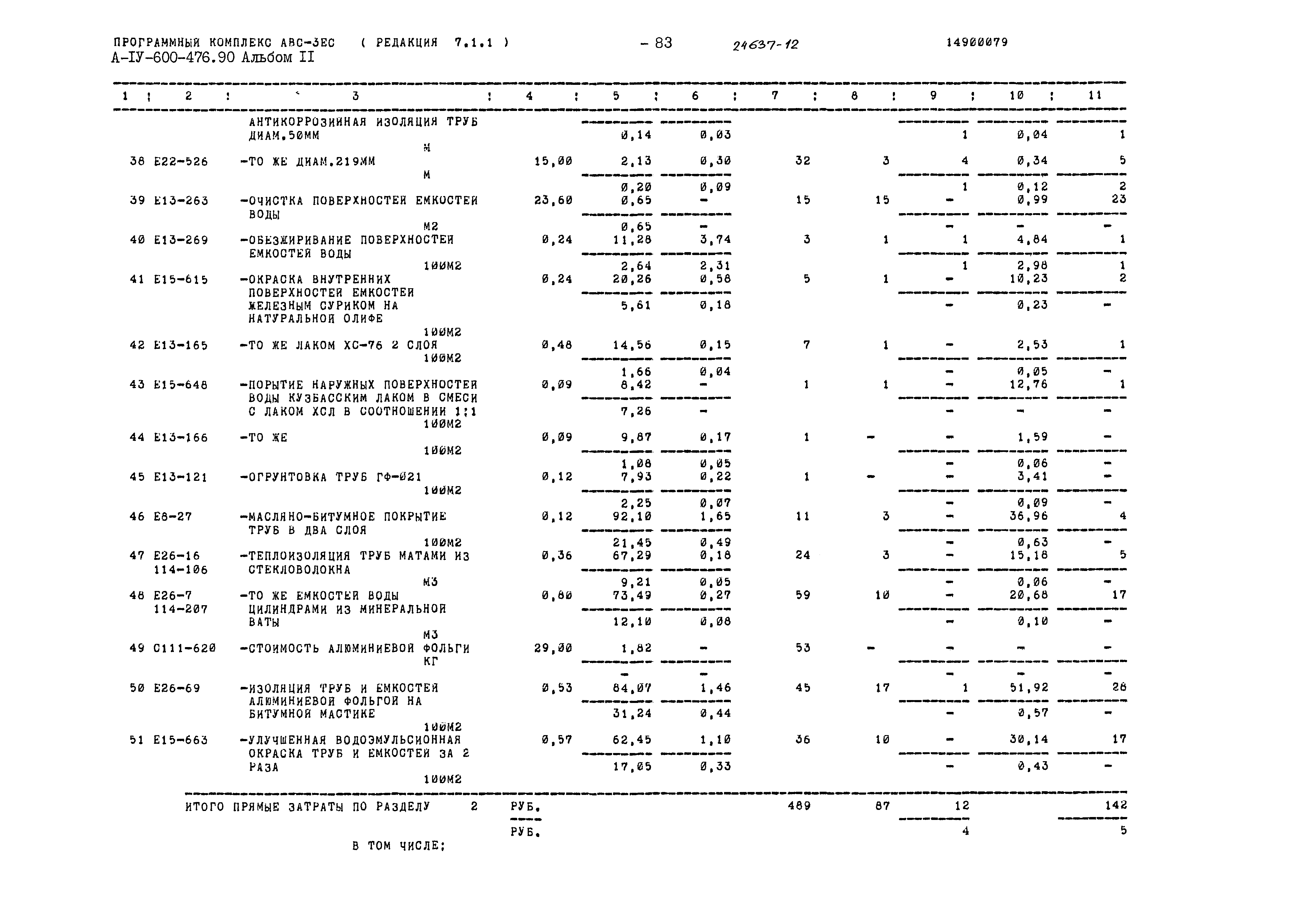 Типовой проект А-IV-600-476.90