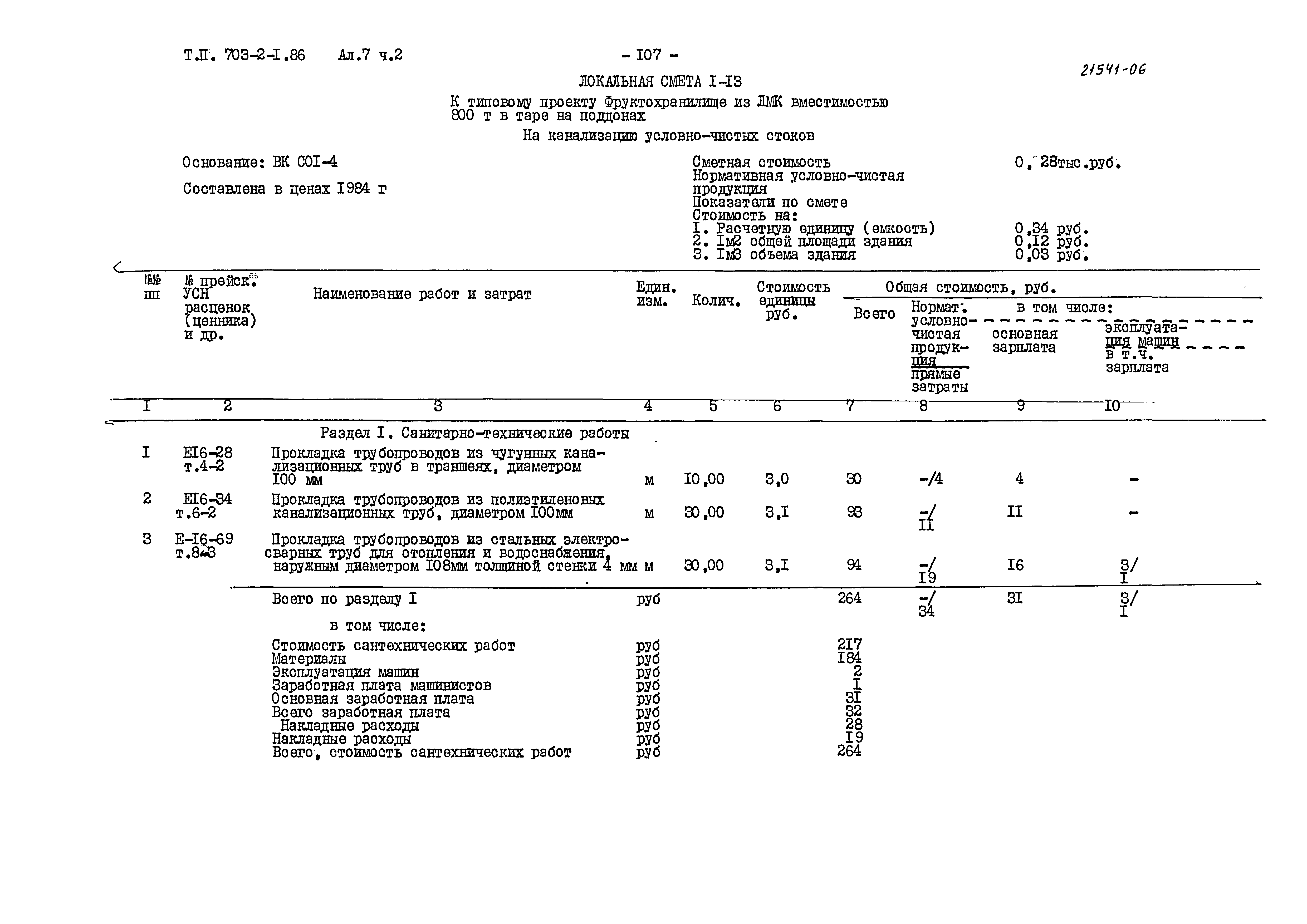 Типовой проект 703-2-1.86