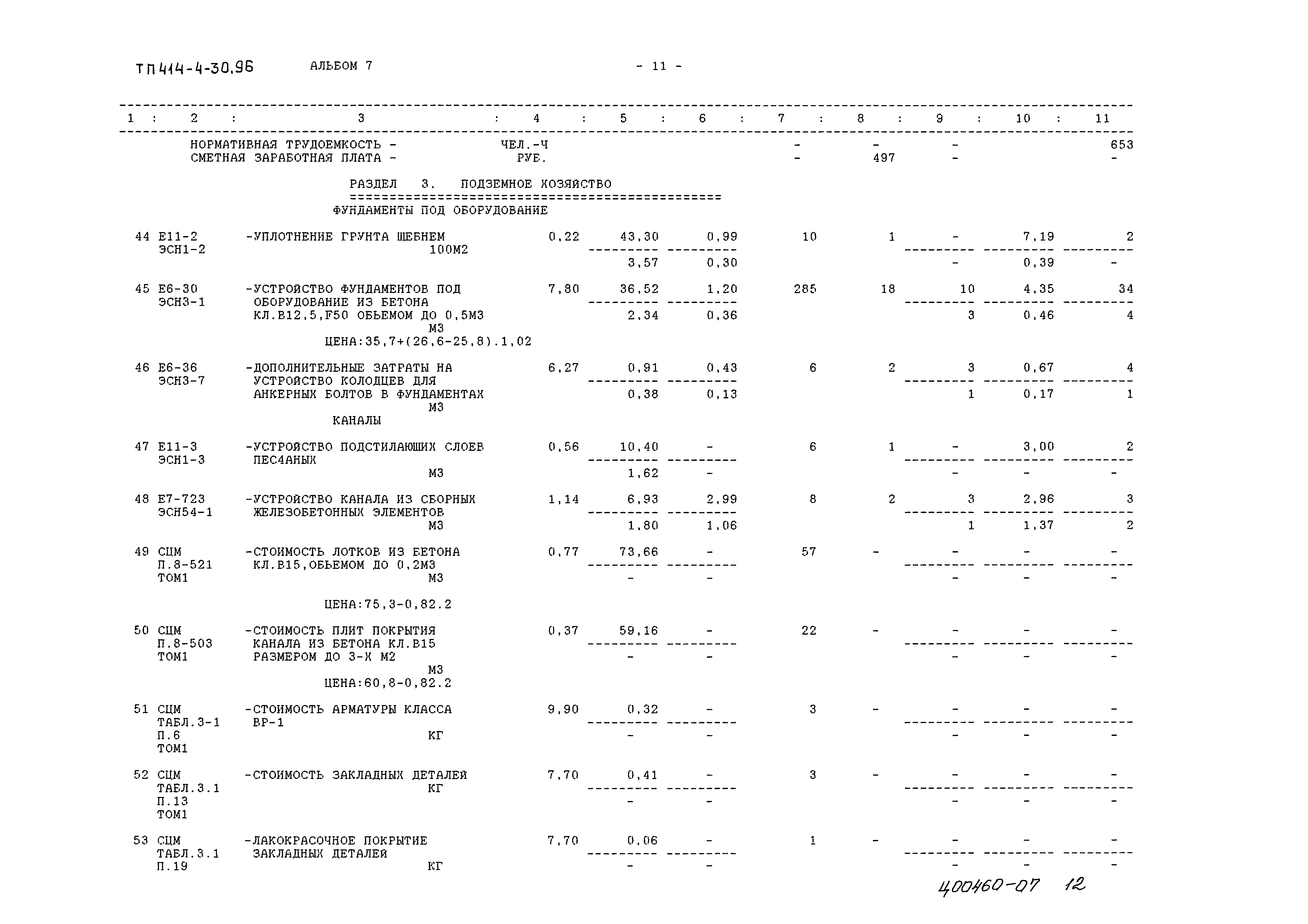 Типовой проект 414-4-30.96