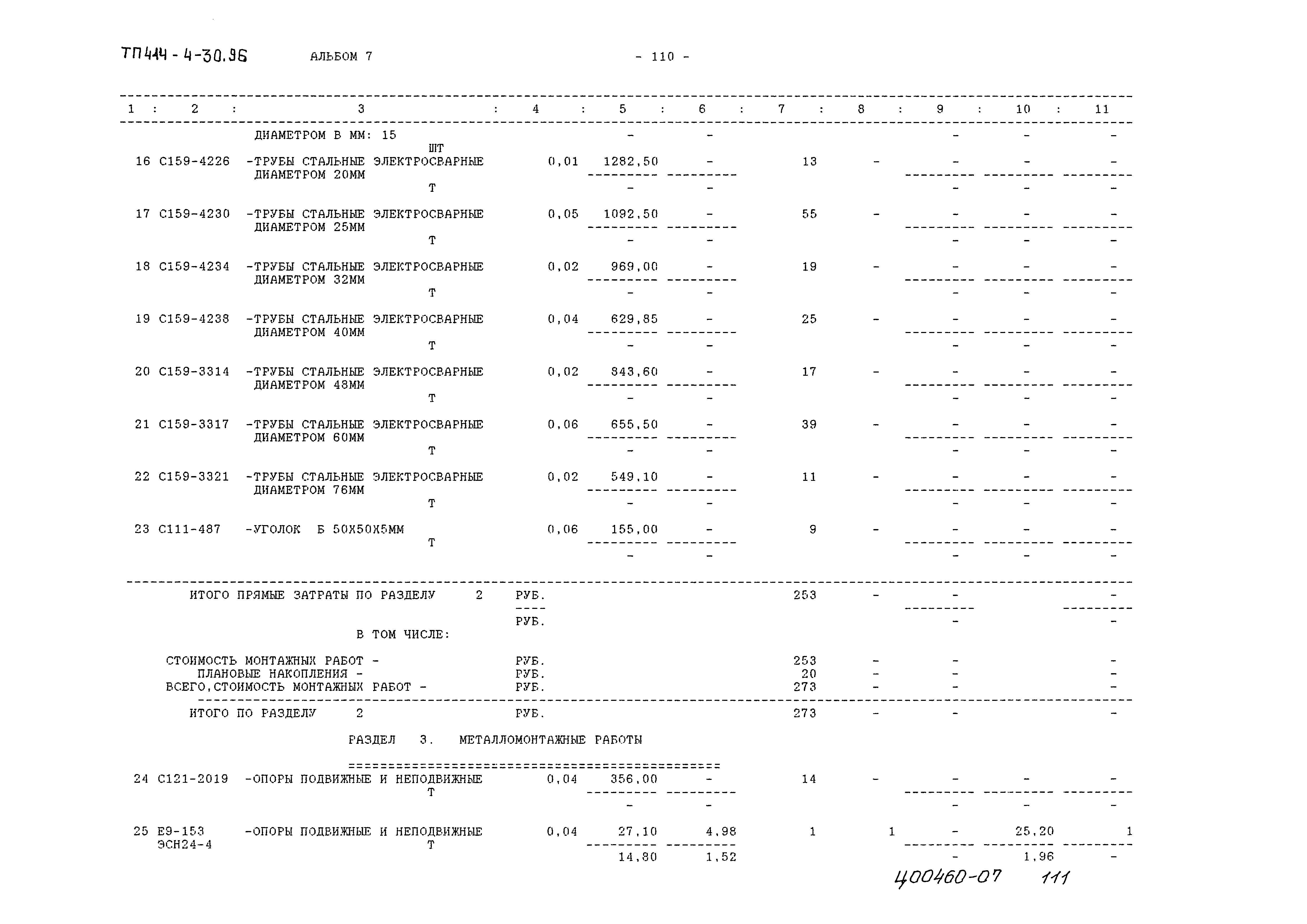 Типовой проект 414-4-30.96