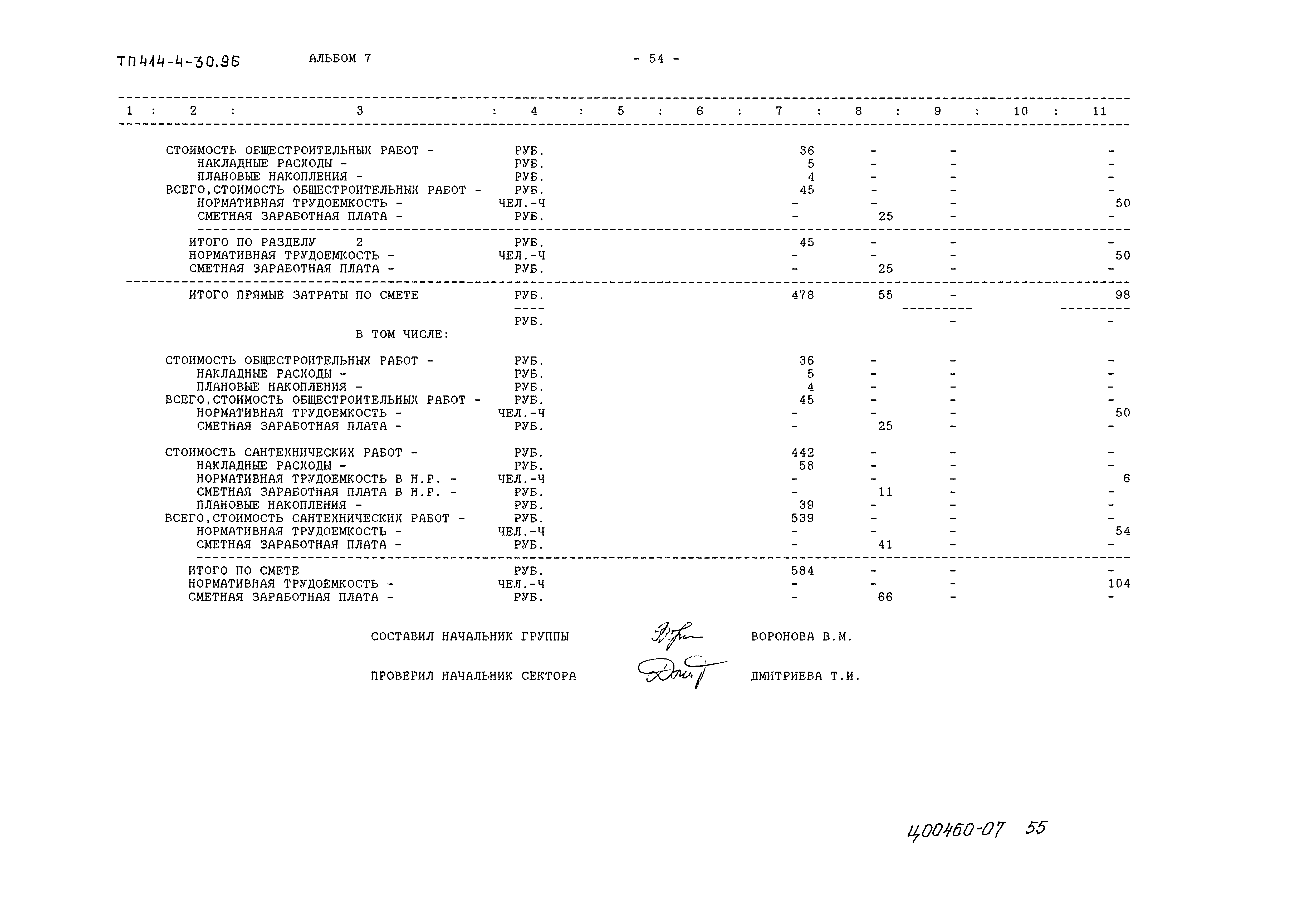 Типовой проект 414-4-30.96