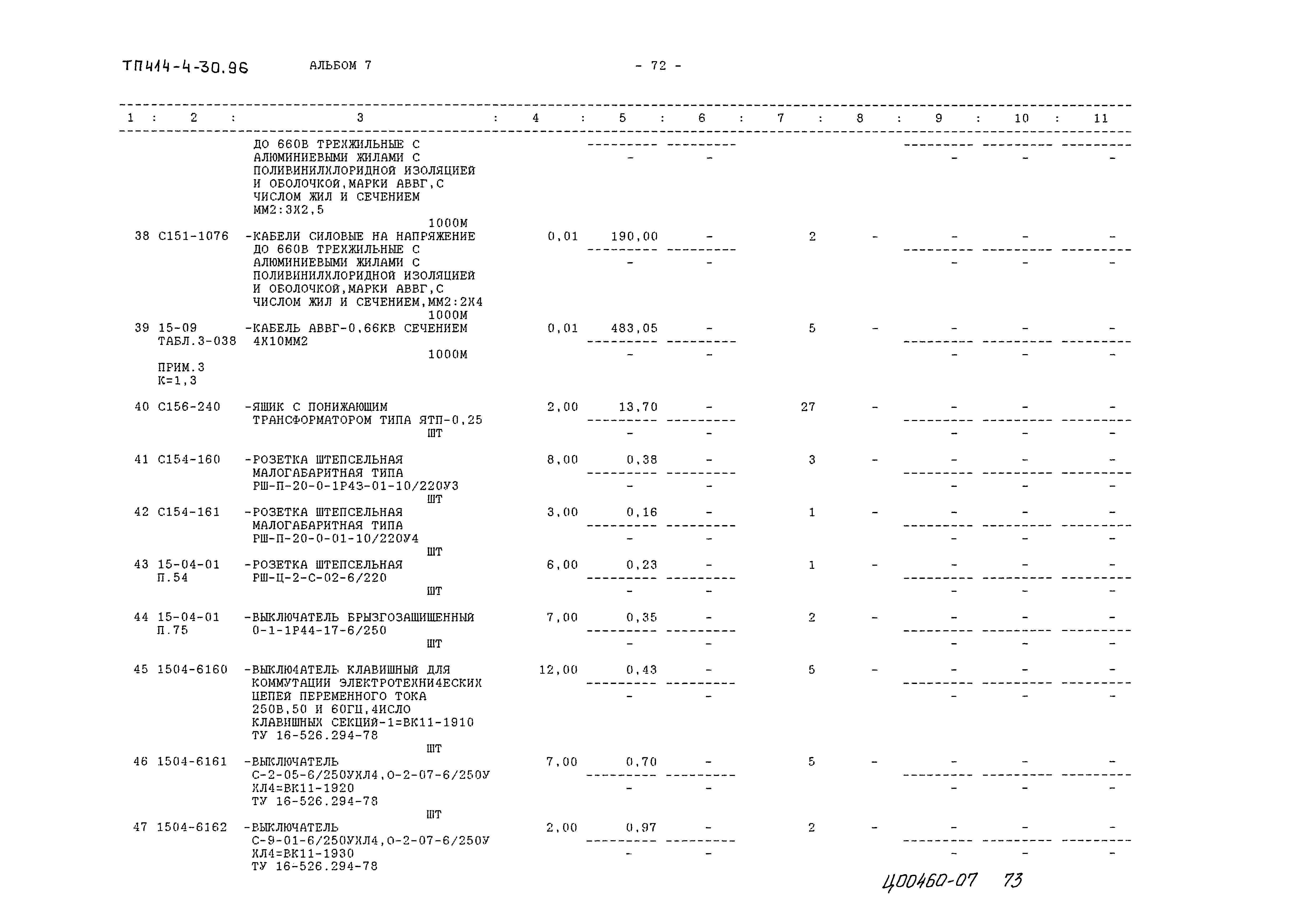 Типовой проект 414-4-30.96