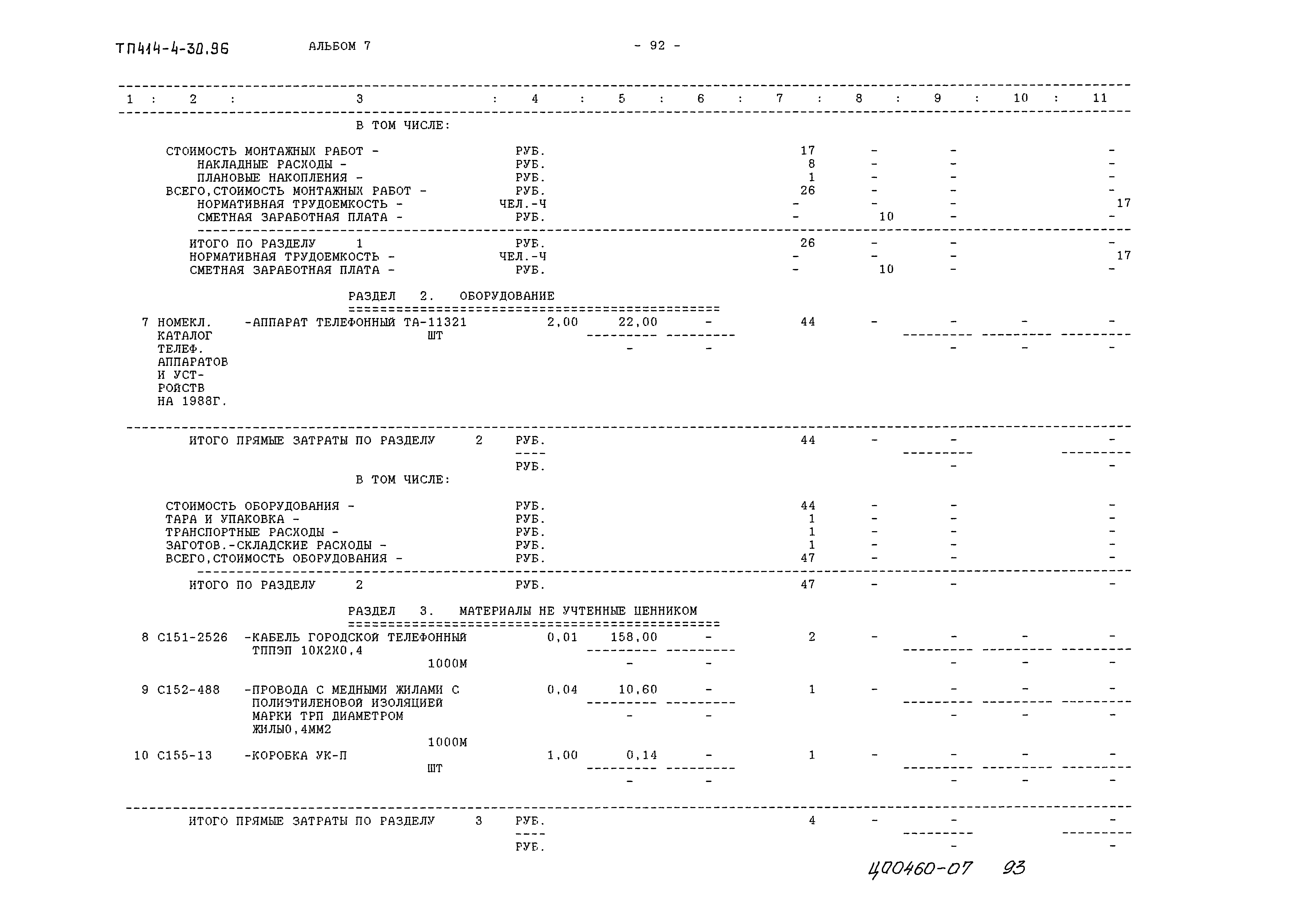 Типовой проект 414-4-30.96