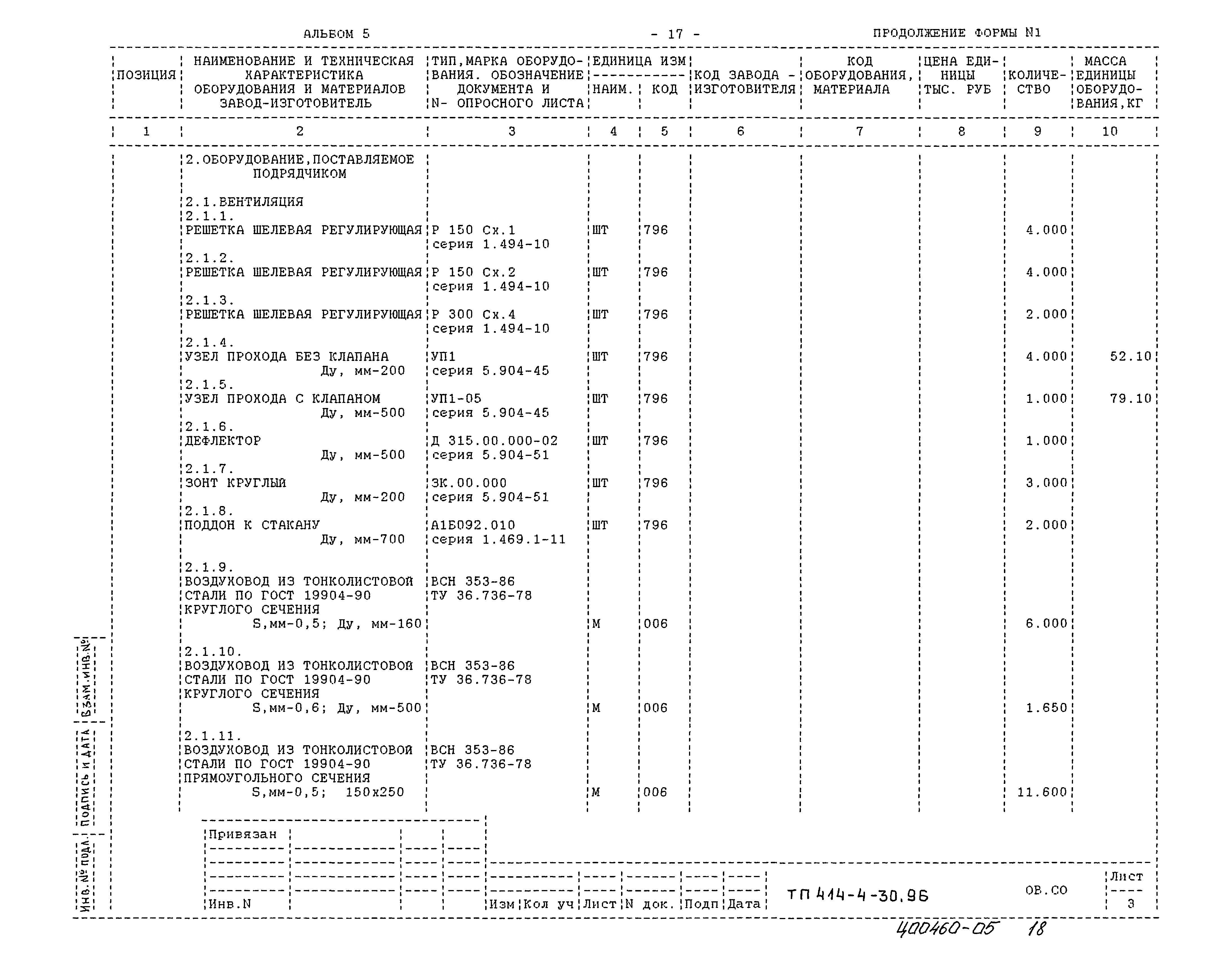Типовой проект 414-4-30.96