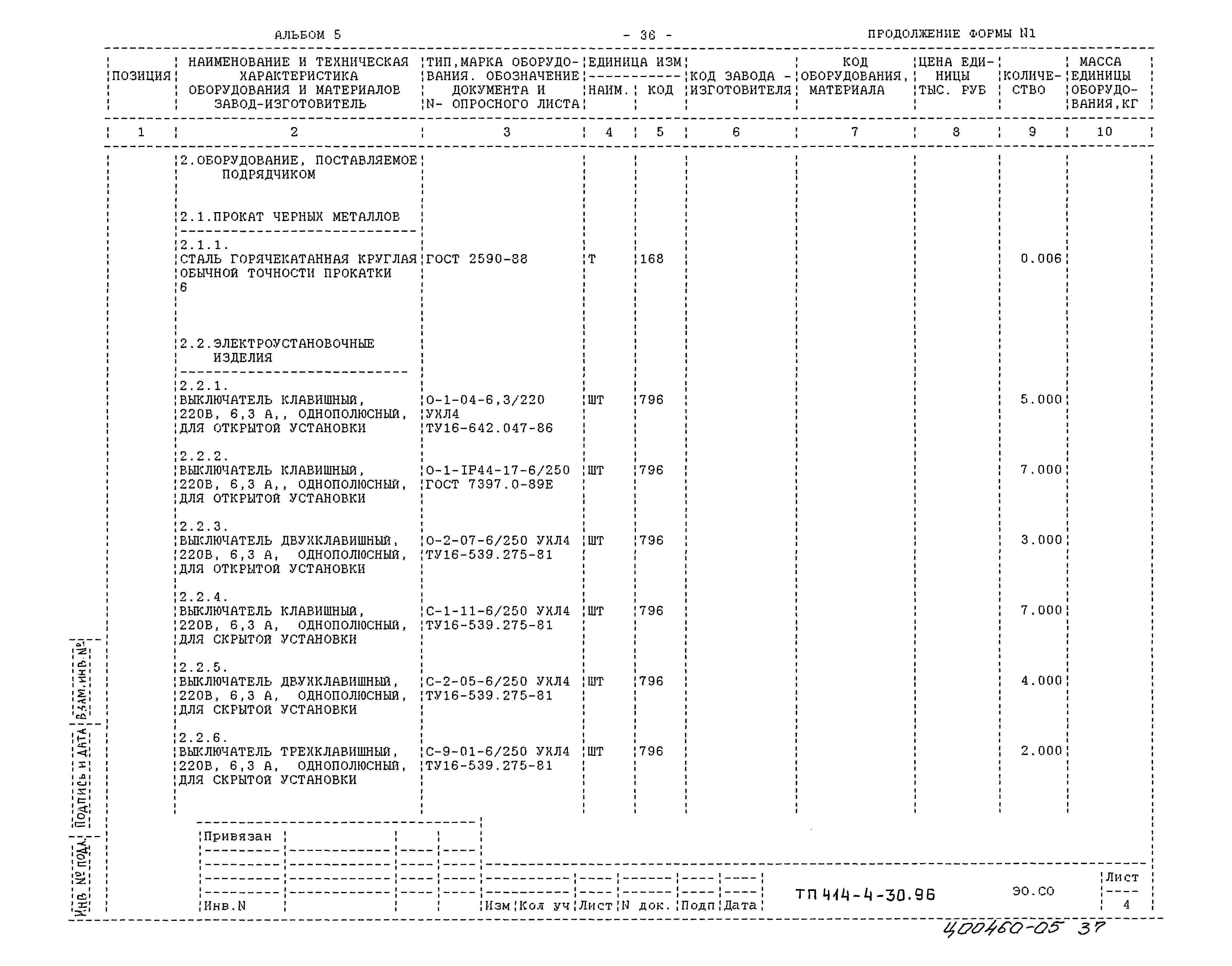 Типовой проект 414-4-30.96
