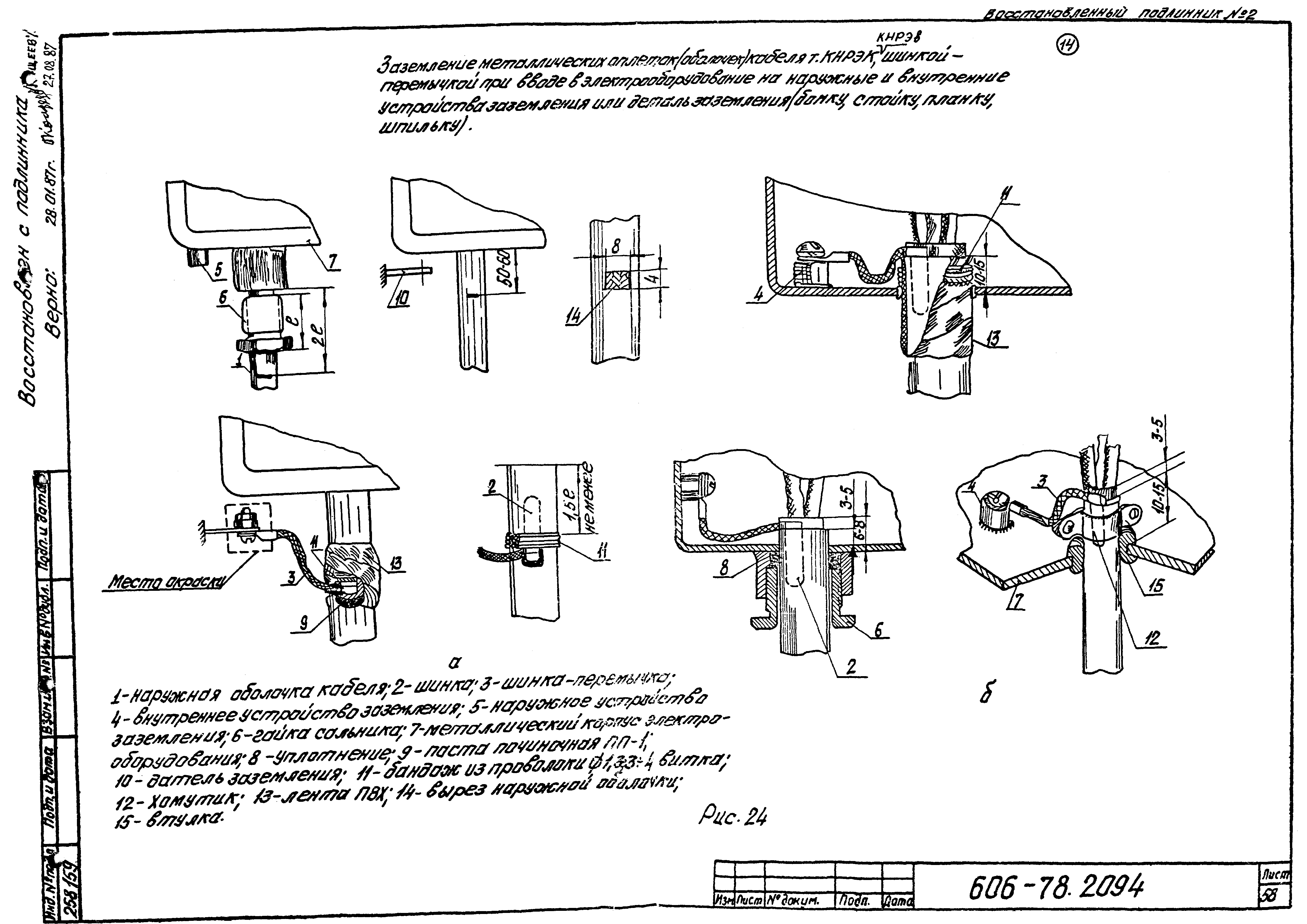 Типовая технологическая инструкция 606-78.2094