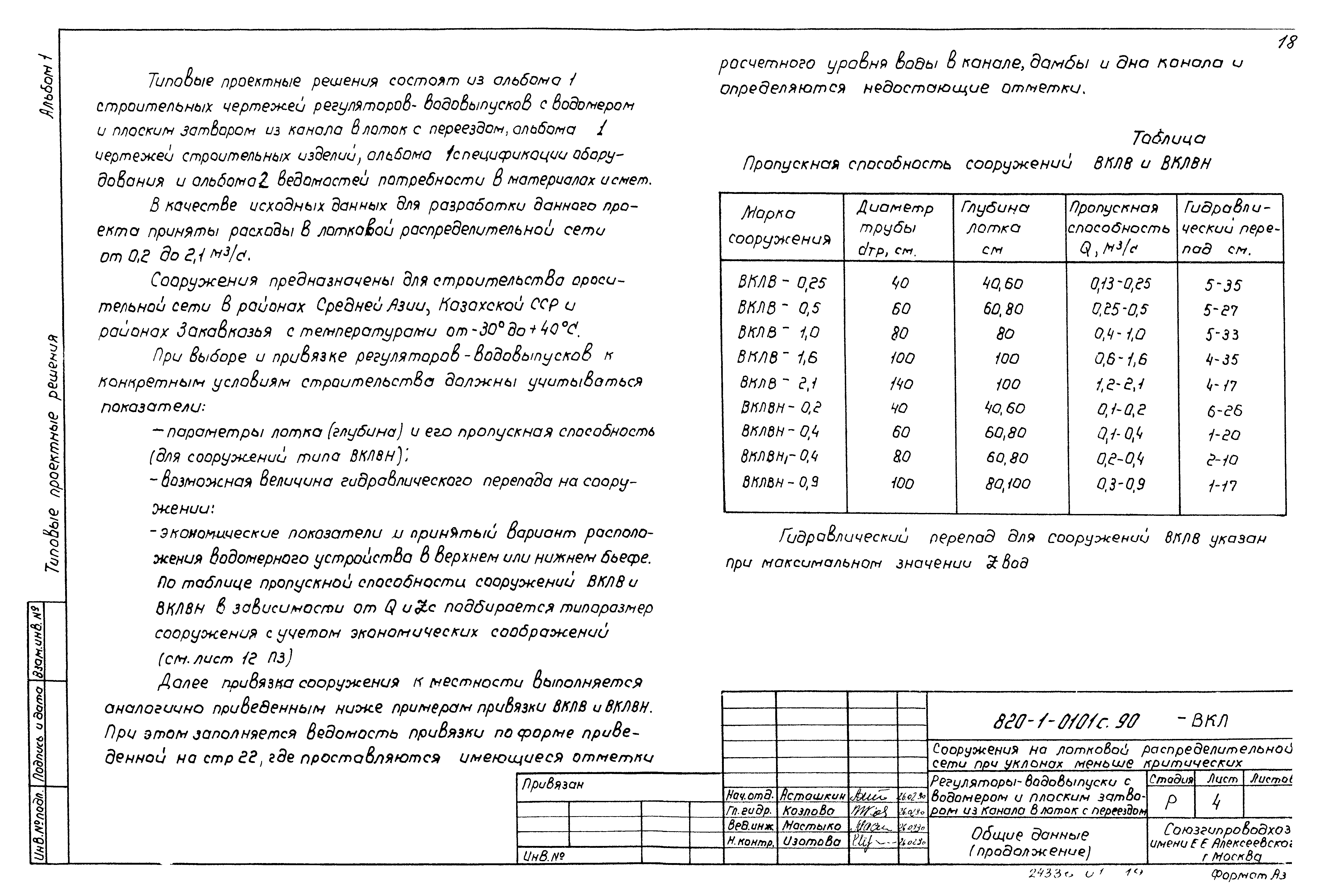 Типовые проектные решения 820-1-0101с.90