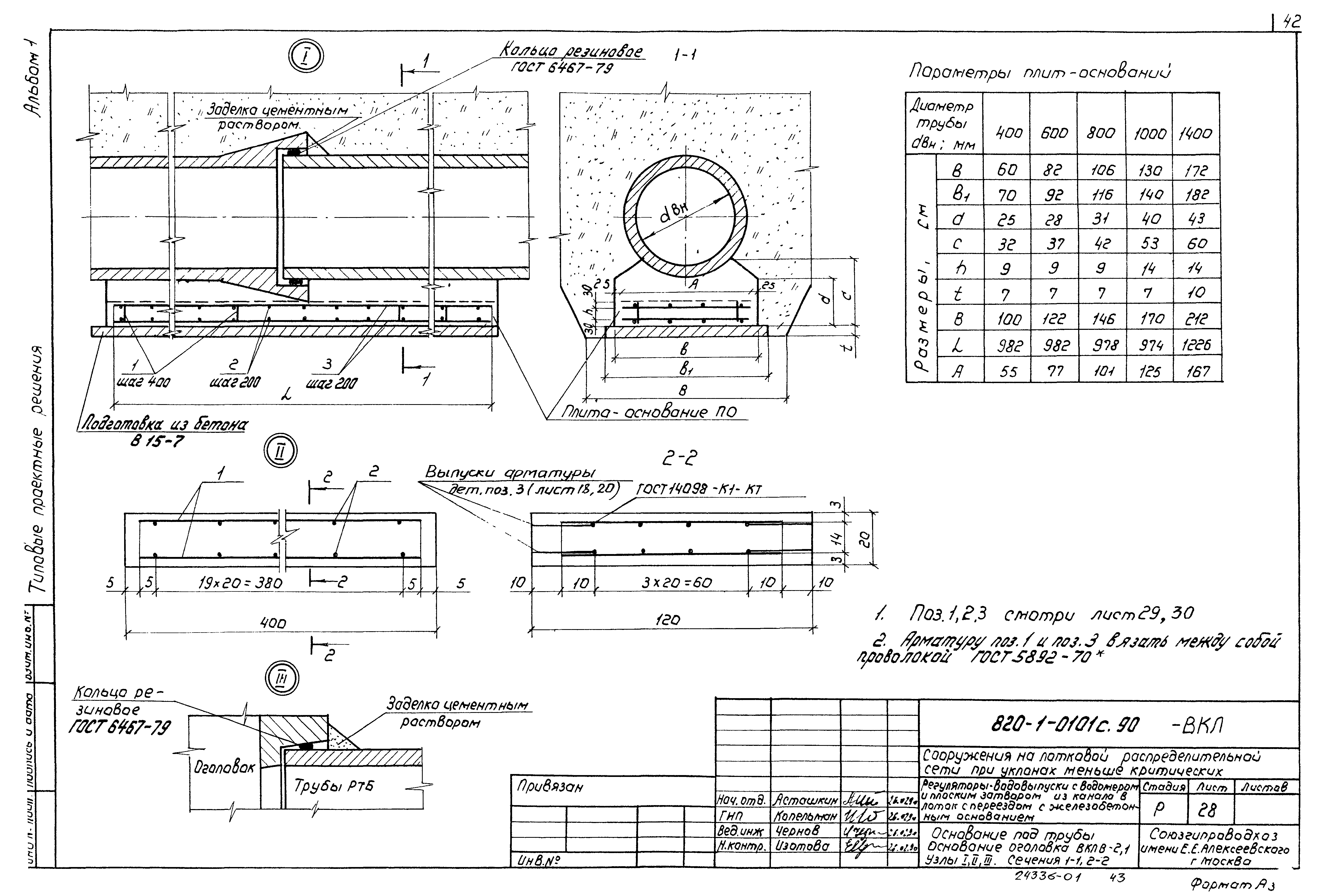 Типовые проектные решения 820-1-0101с.90