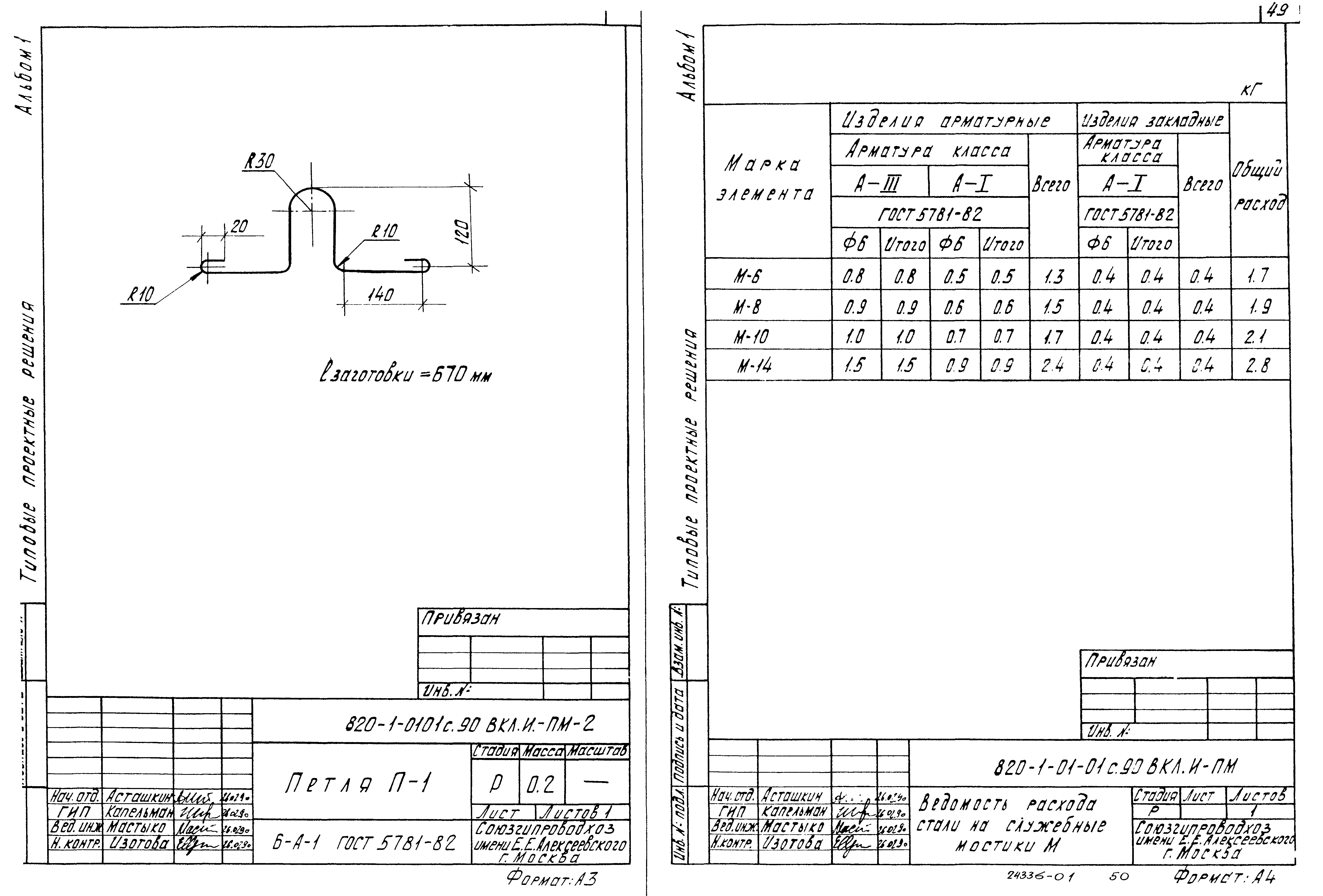 Типовые проектные решения 820-1-0101с.90