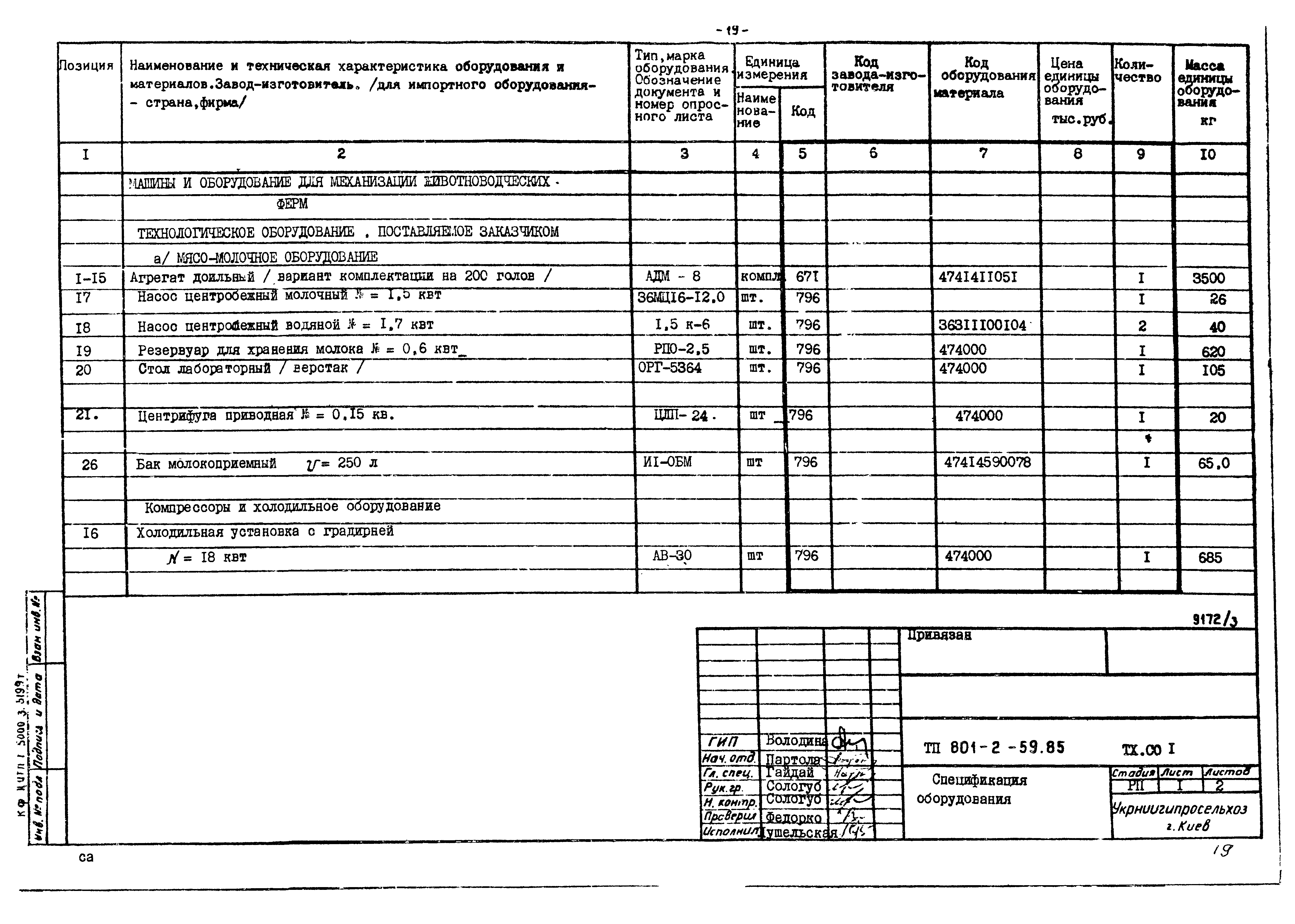 Типовой проект 801-2-59.85