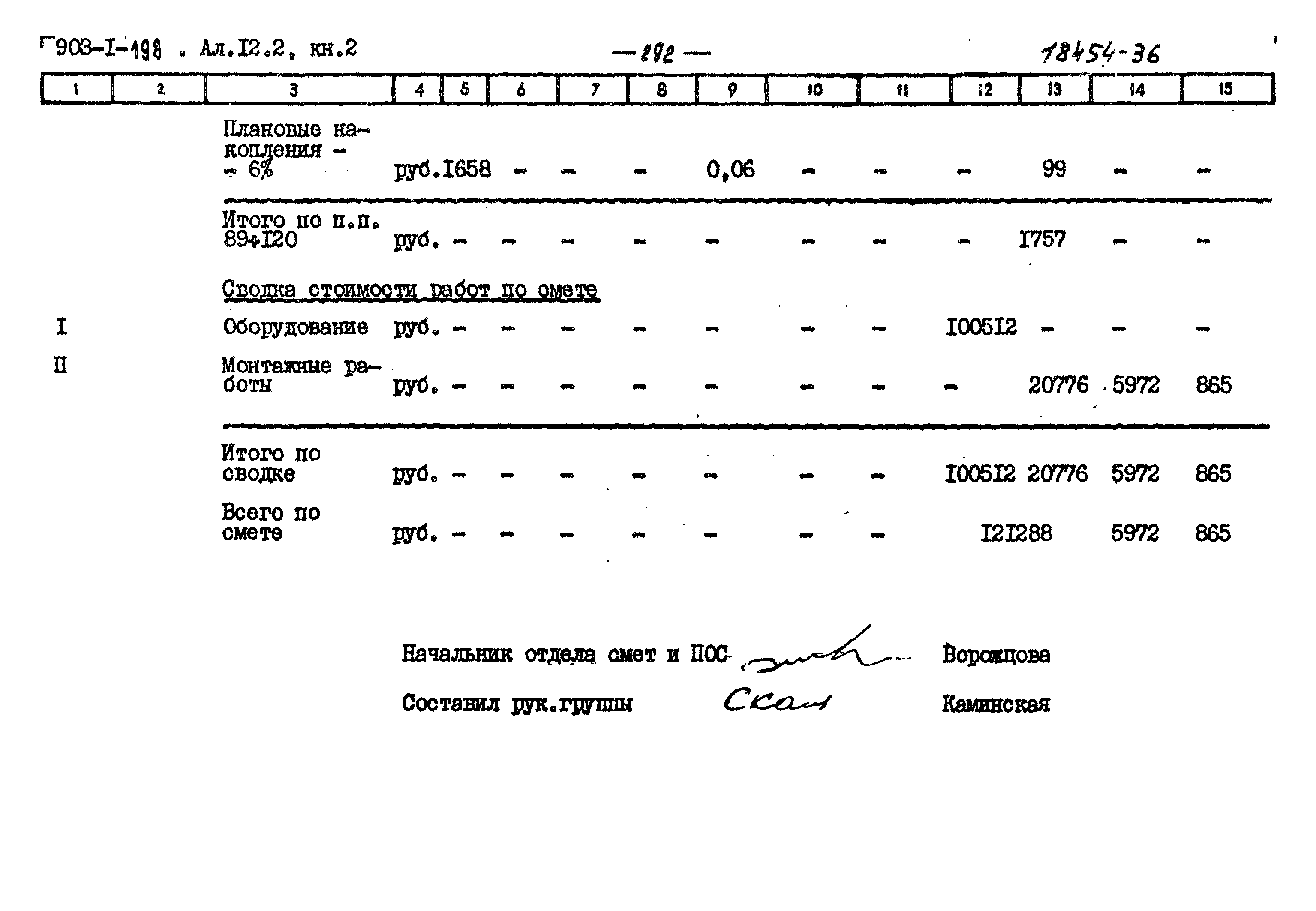 Типовой проект 903-1-198