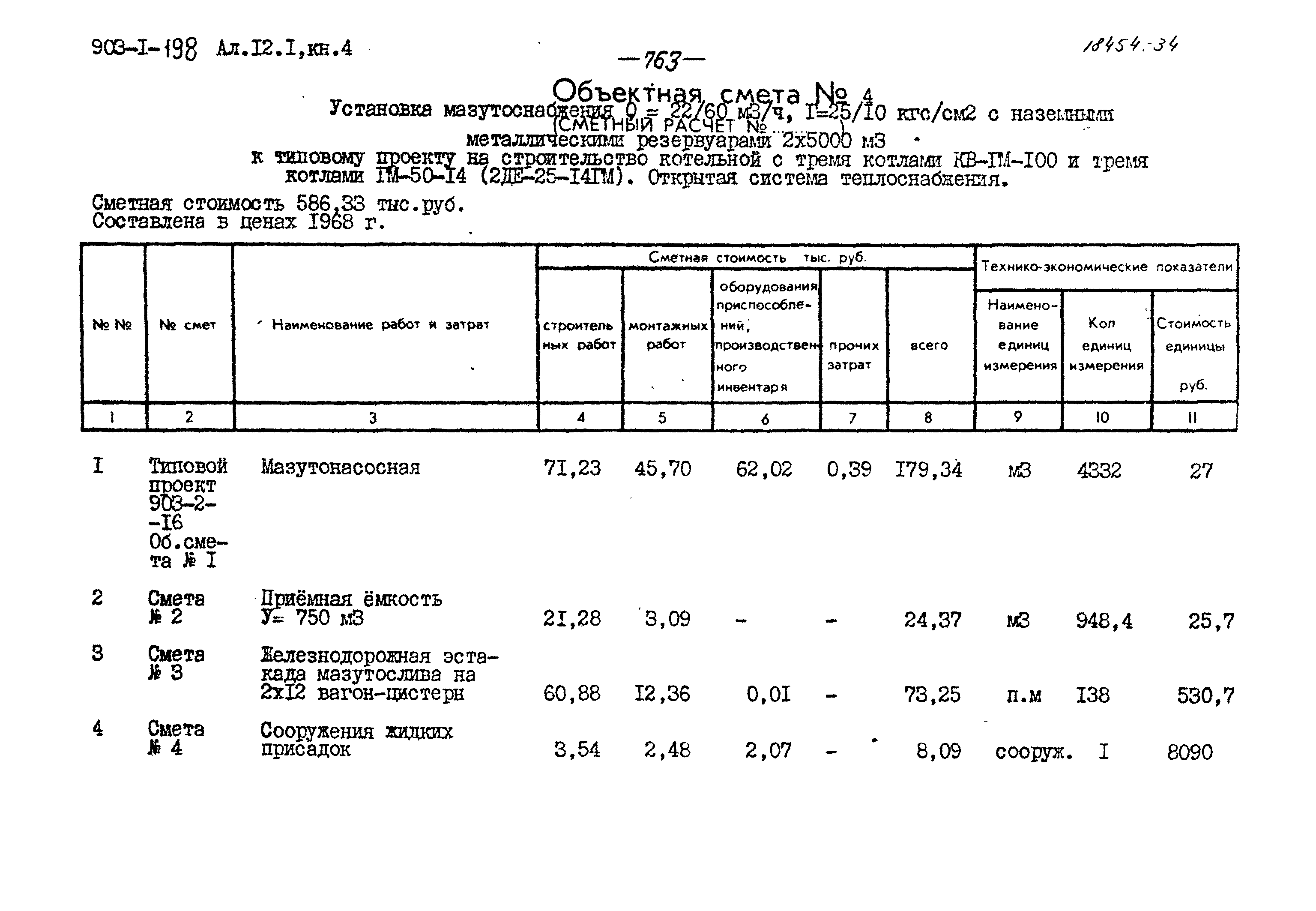 Типовой проект 903-1-198