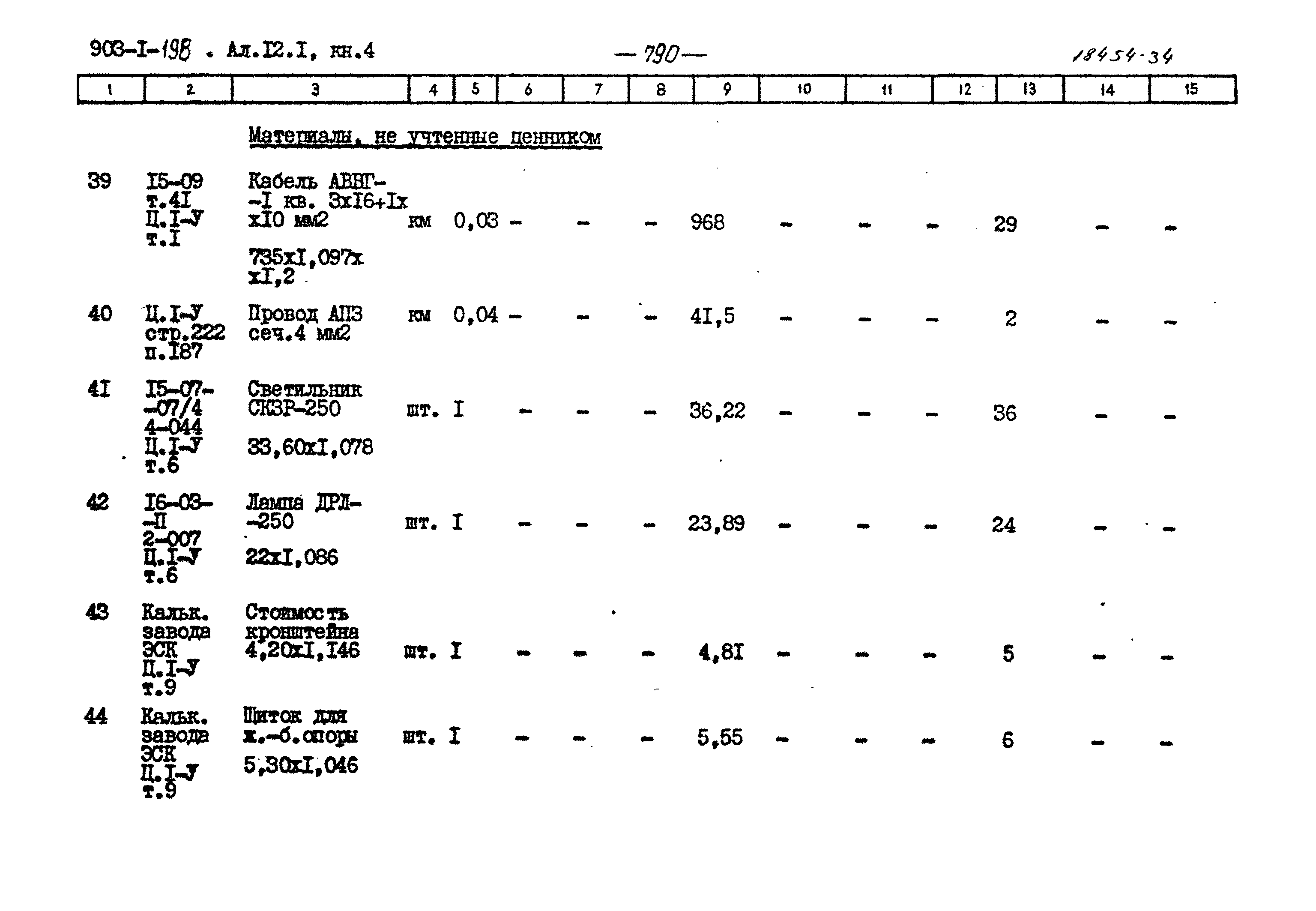 Типовой проект 903-1-198