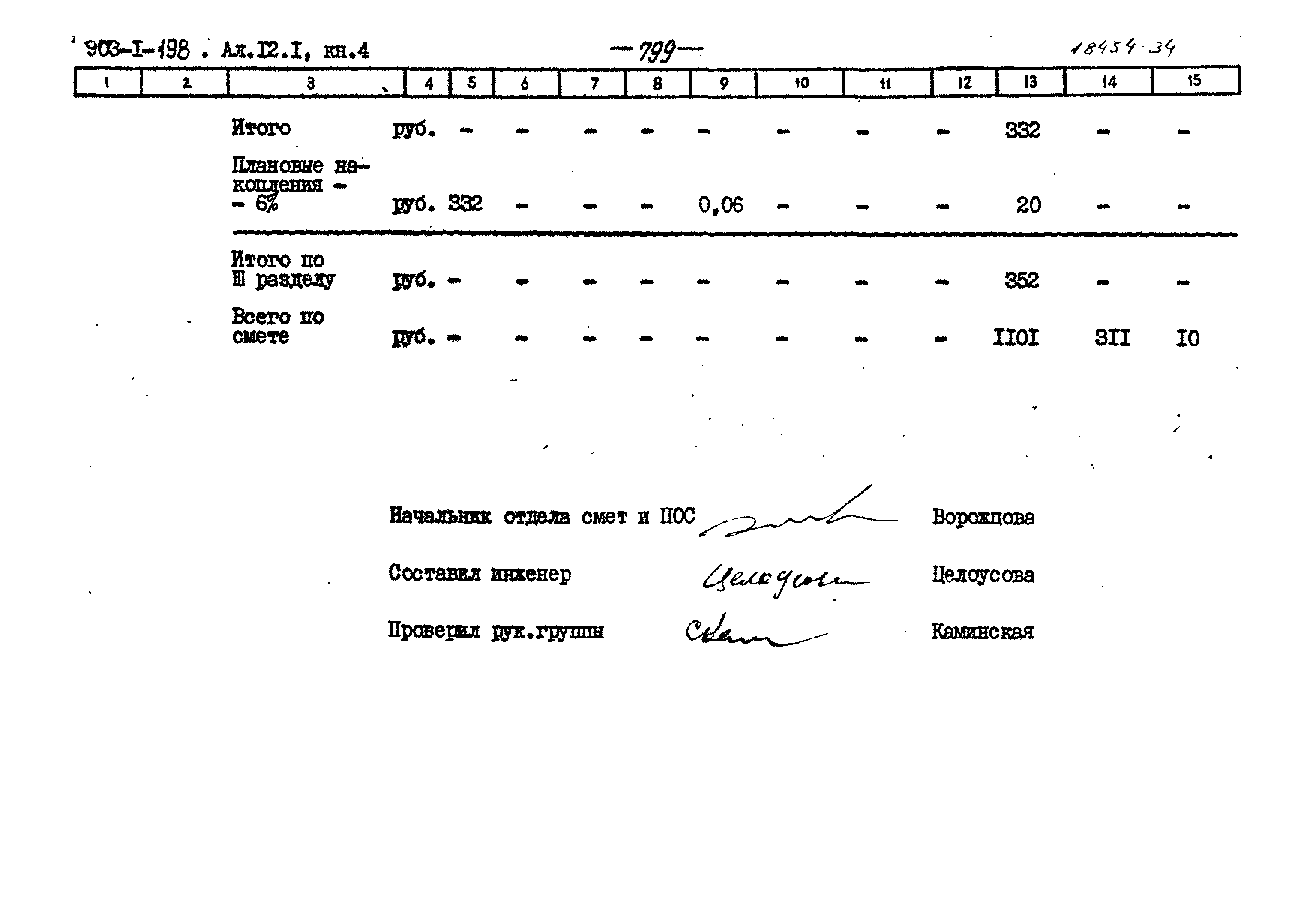 Типовой проект 903-1-198