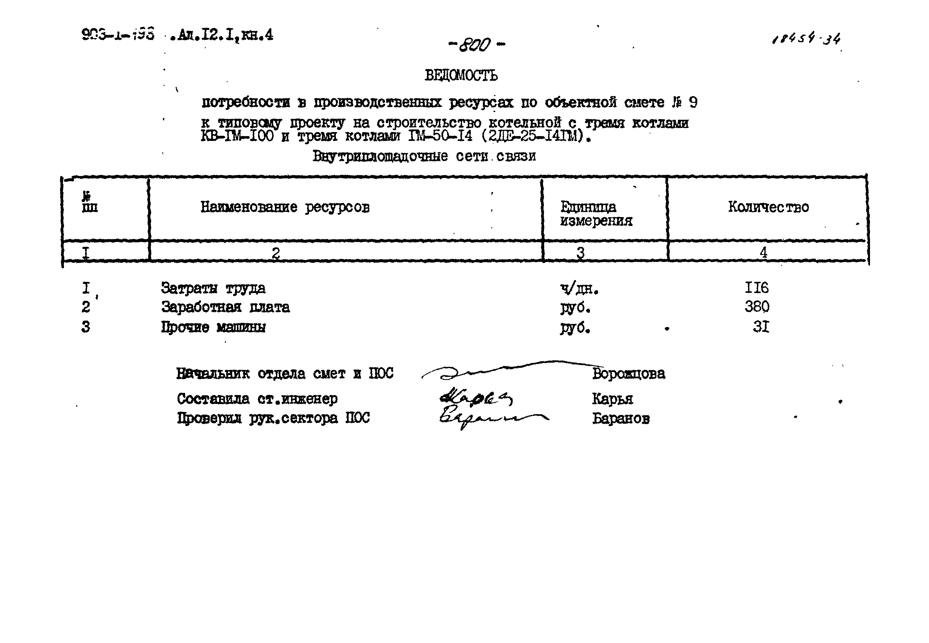 Типовой проект 903-1-198