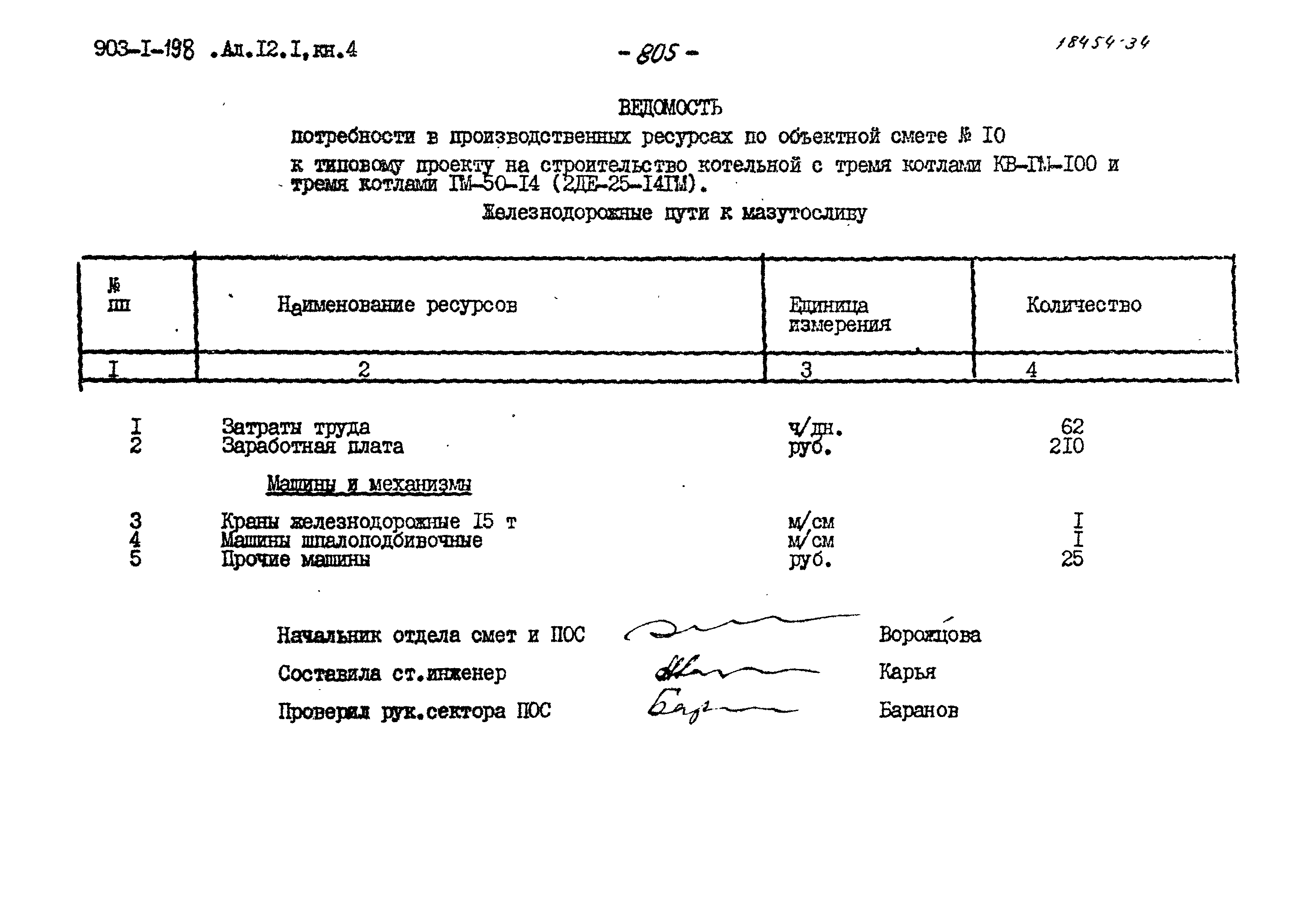 Типовой проект 903-1-198