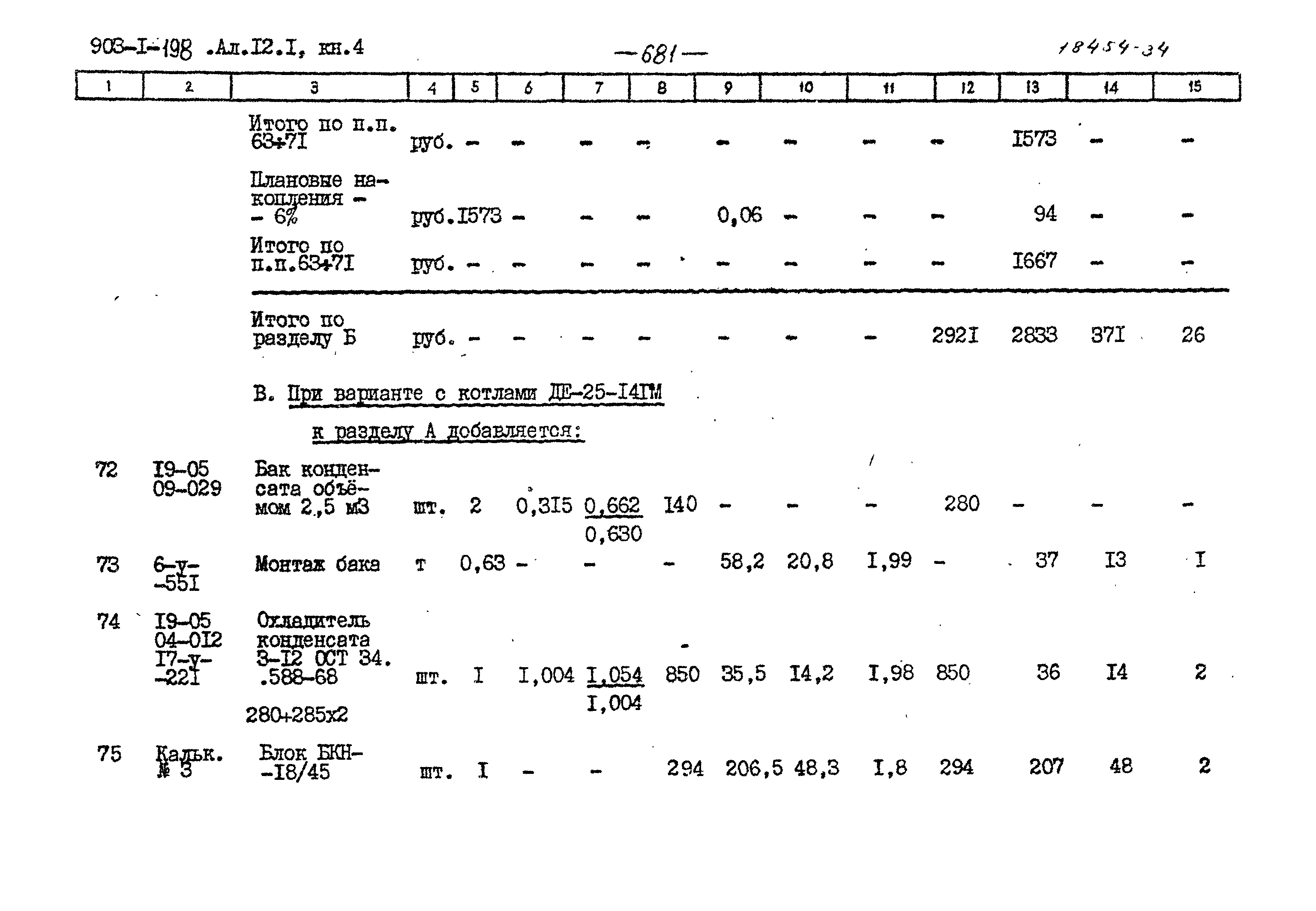 Типовой проект 903-1-198
