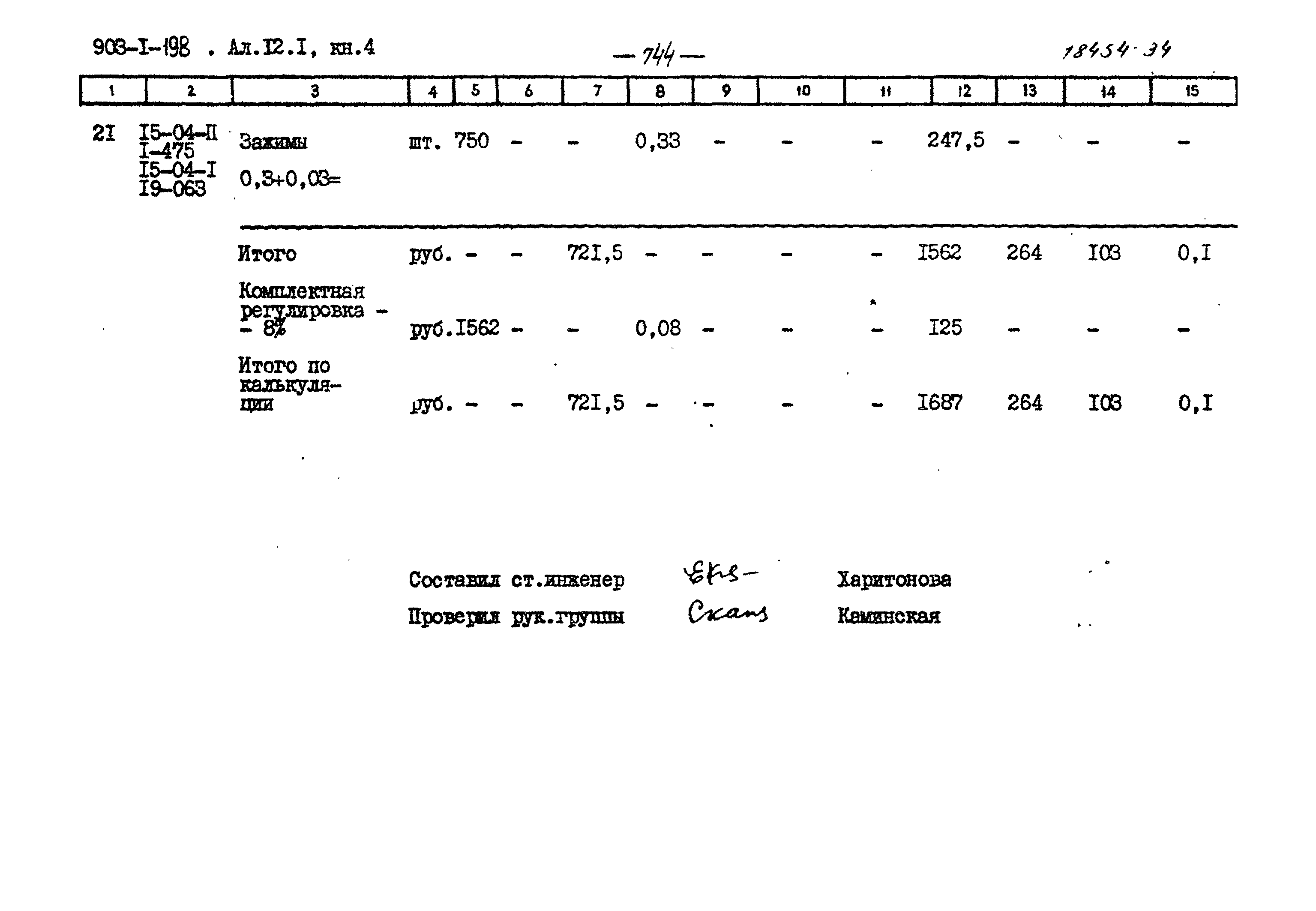 Типовой проект 903-1-198