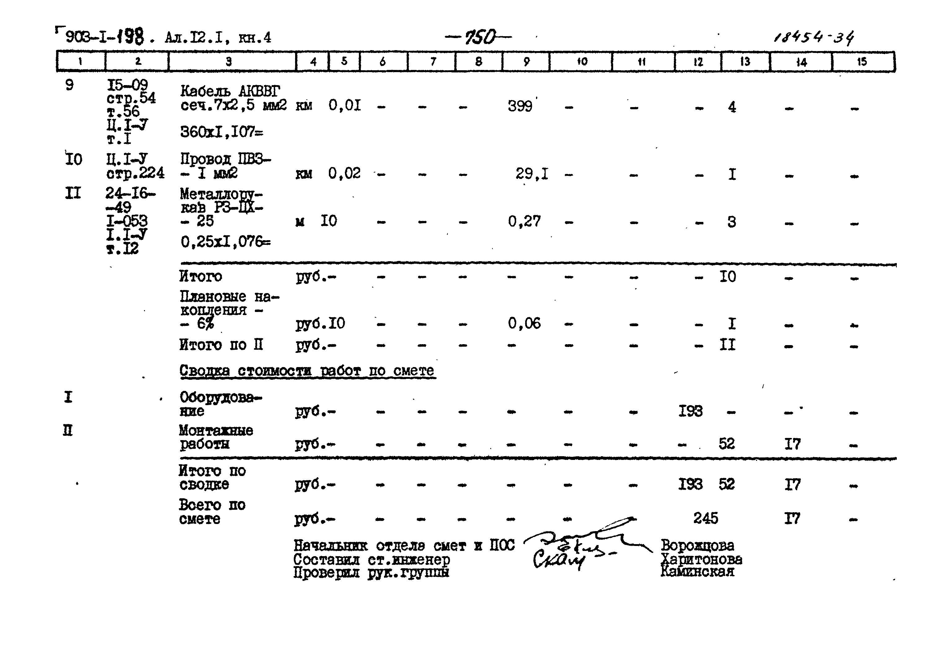 Типовой проект 903-1-198