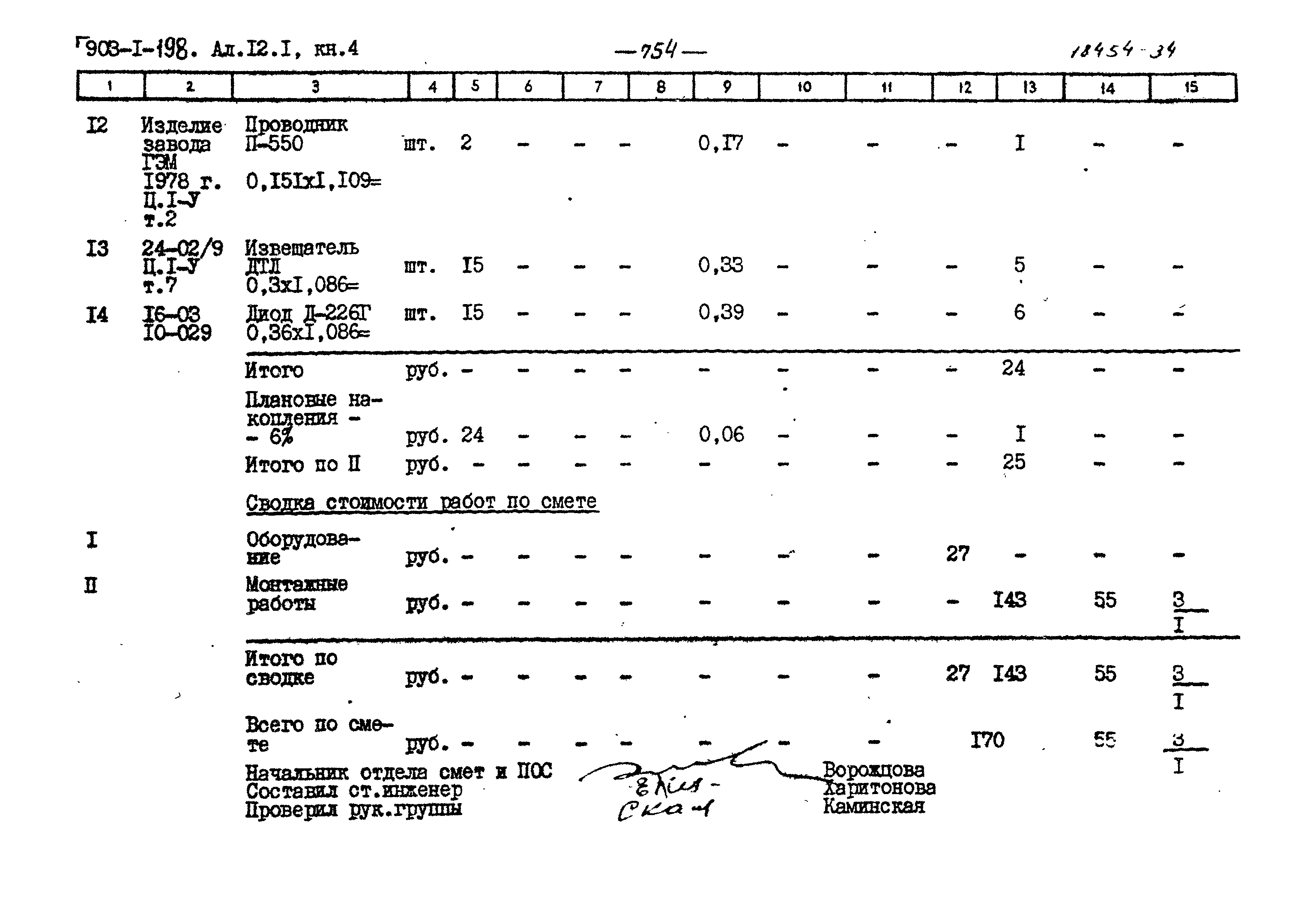Типовой проект 903-1-198