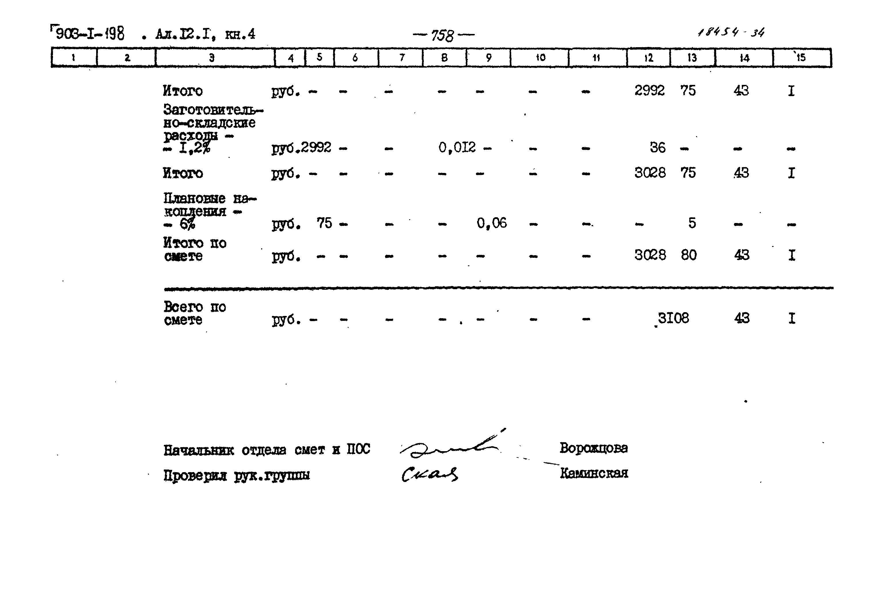 Типовой проект 903-1-198