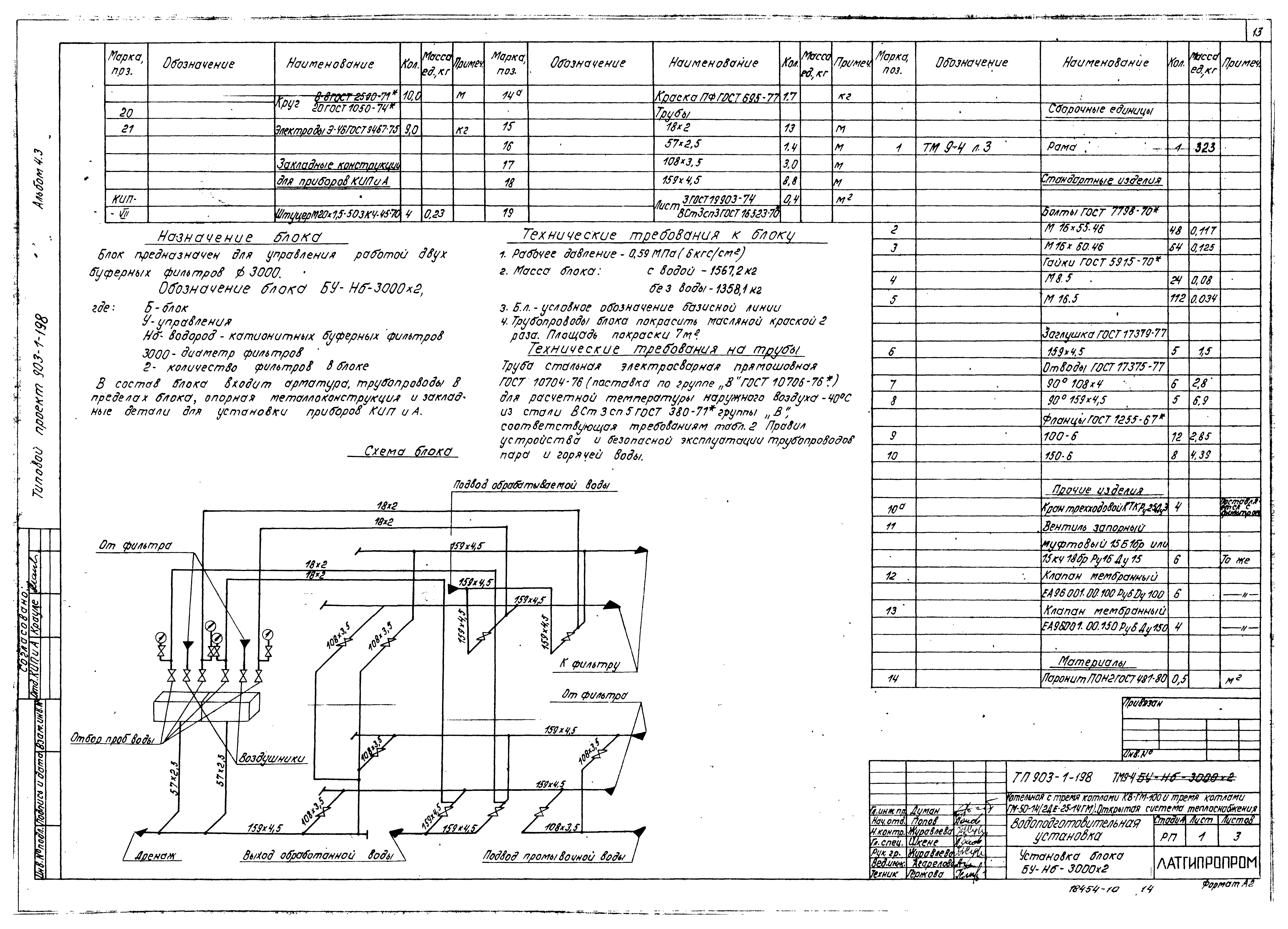 Типовой проект 903-1-198