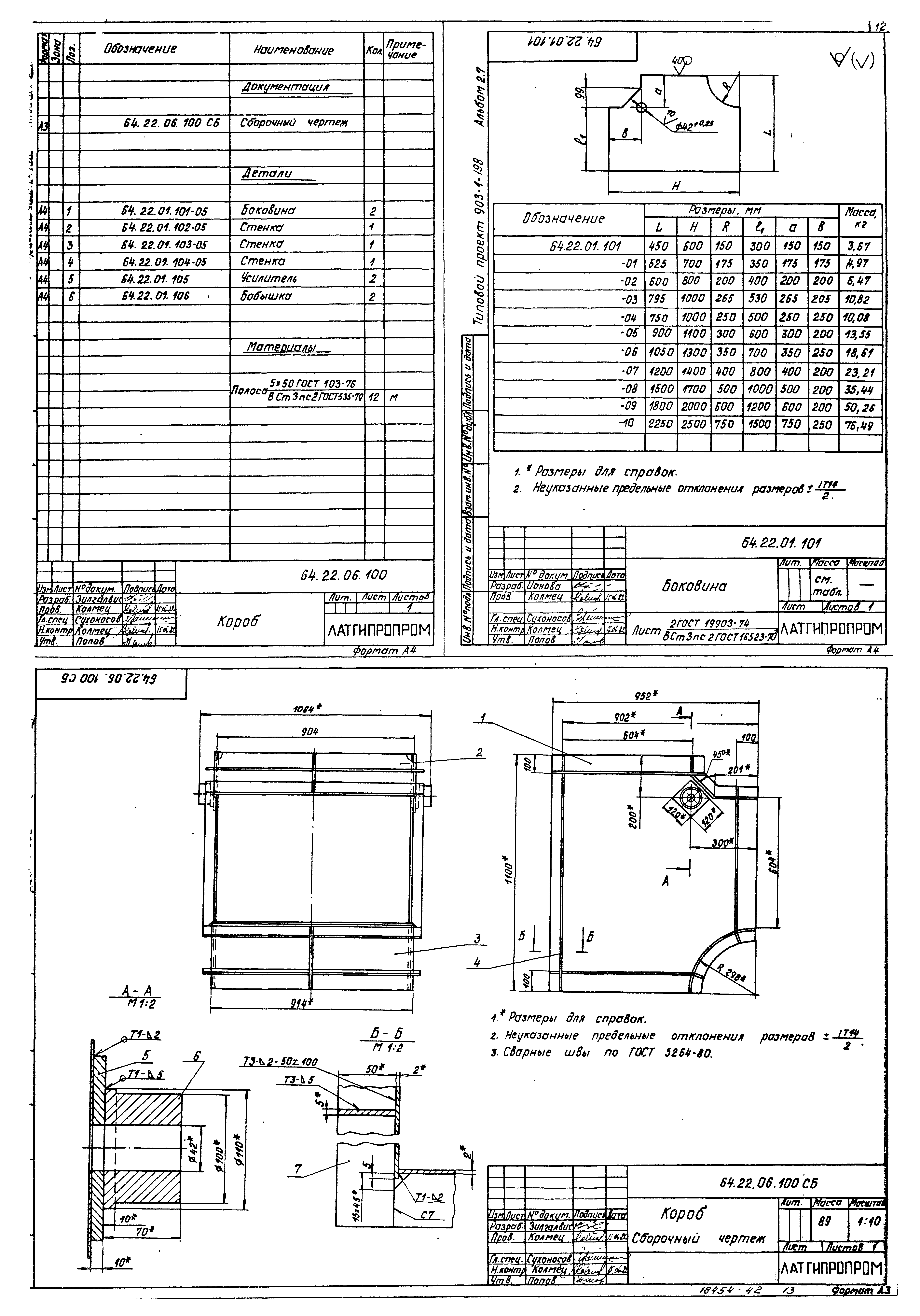 Типовой проект 903-1-198