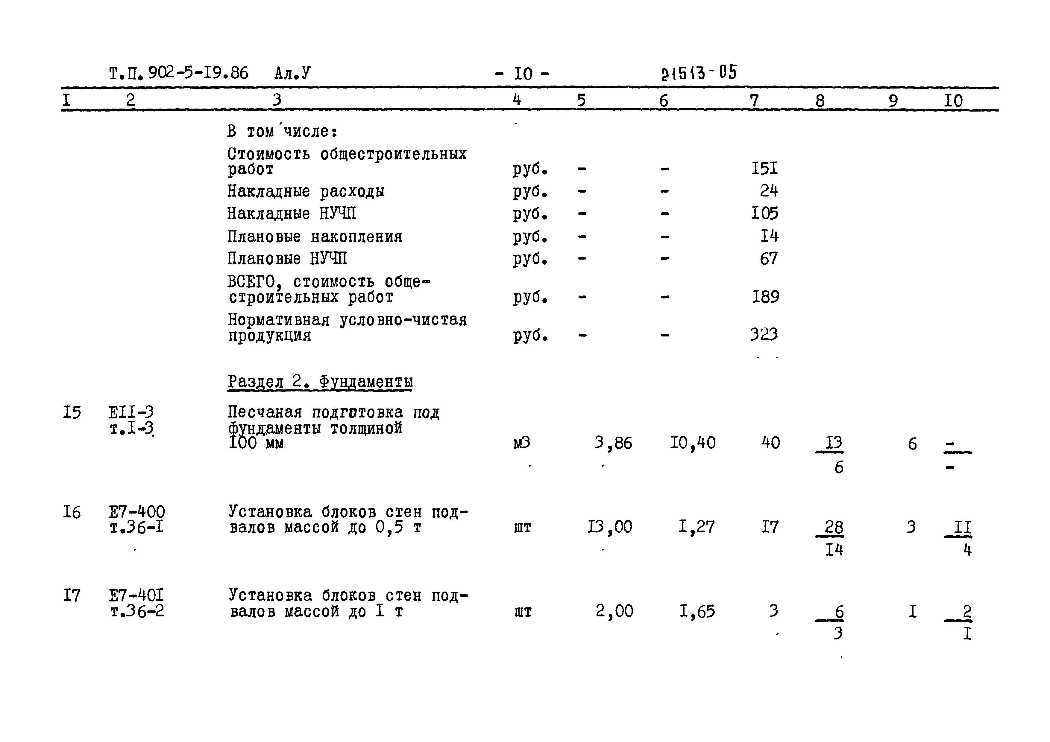 Типовой проект 902-5-19.86