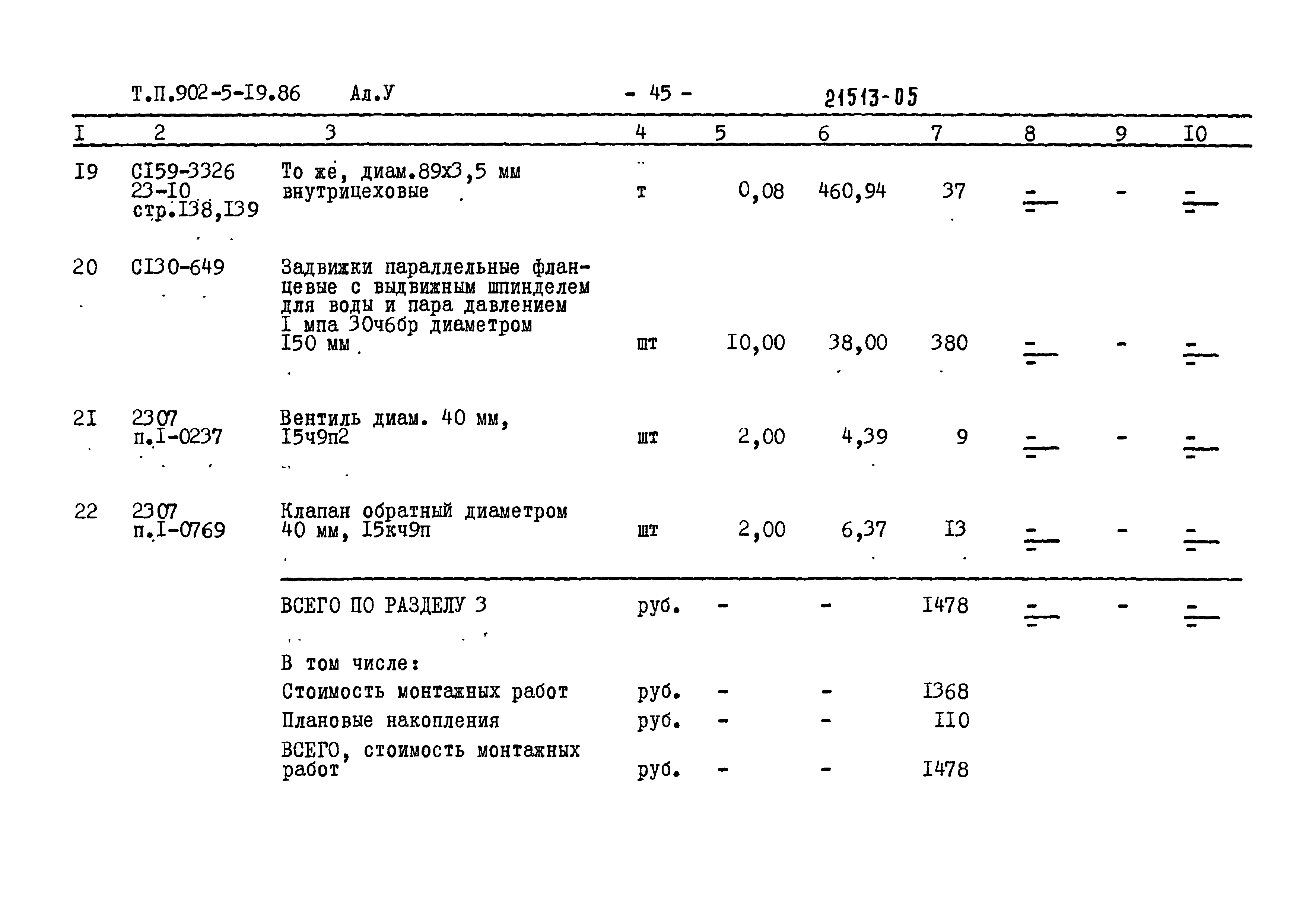 Типовой проект 902-5-19.86