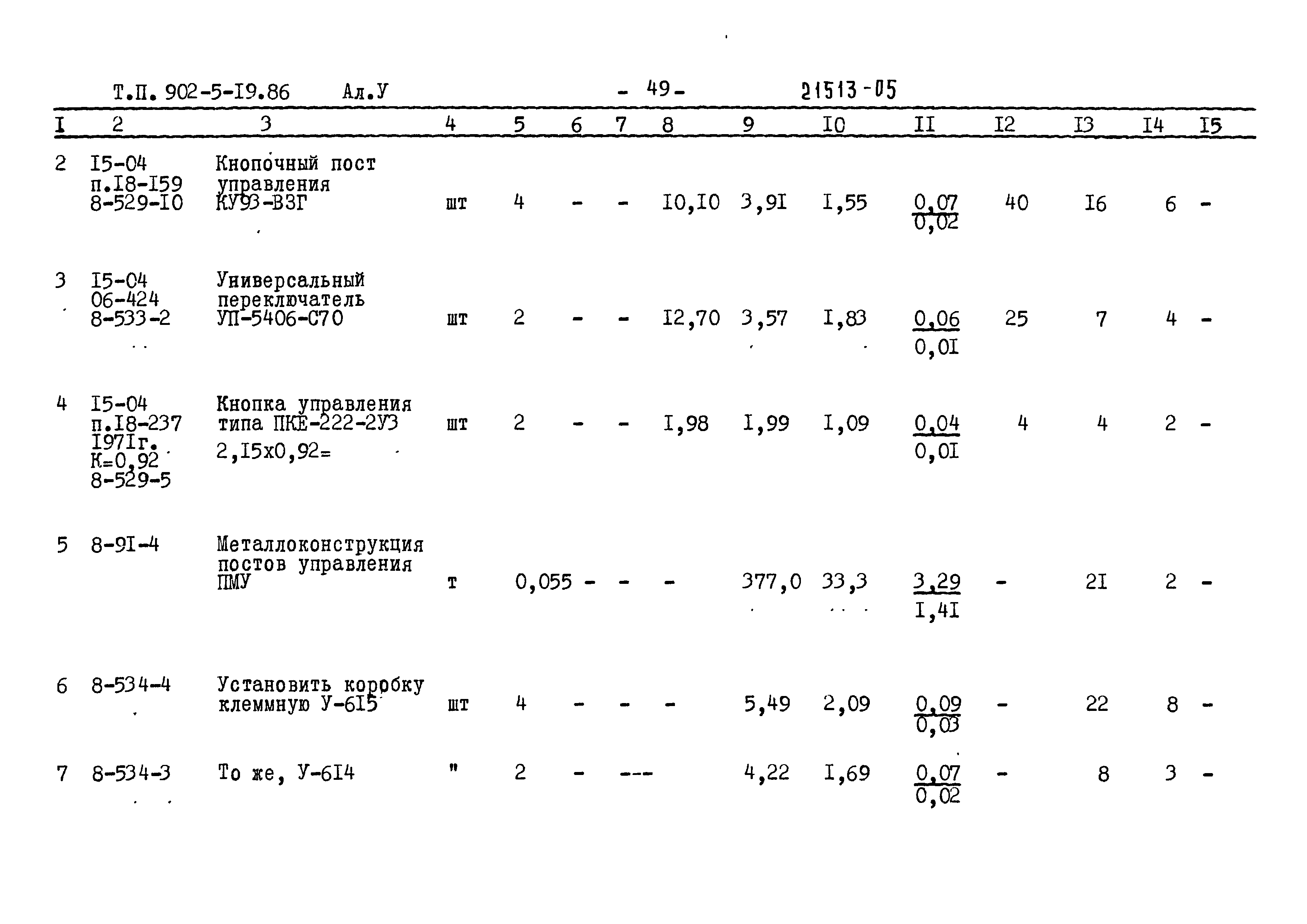 Типовой проект 902-5-19.86