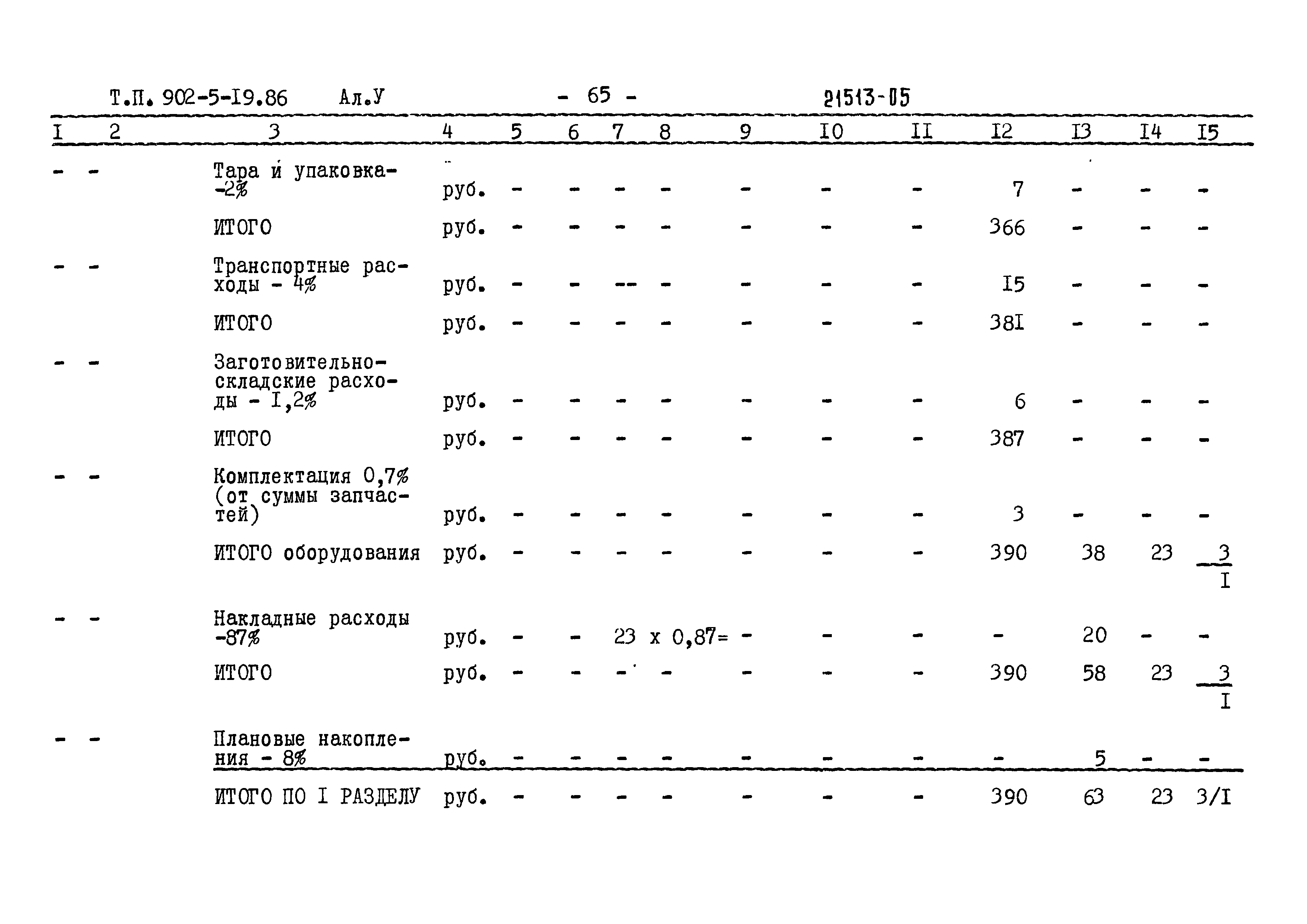 Типовой проект 902-5-19.86