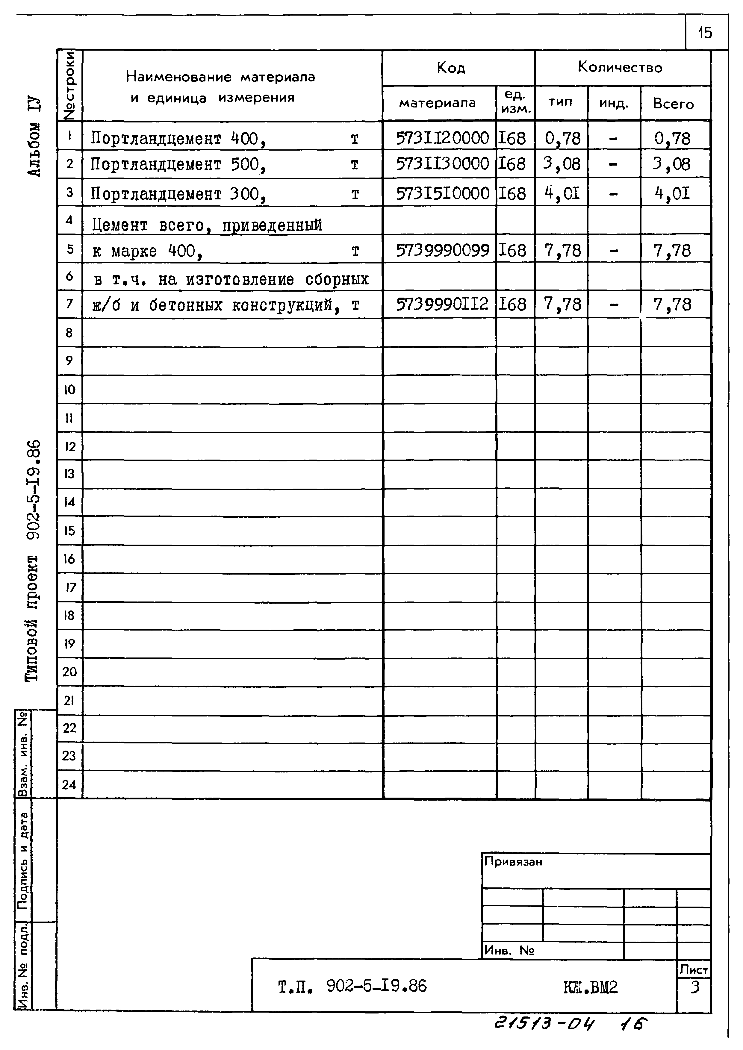 Типовой проект 902-5-19.86