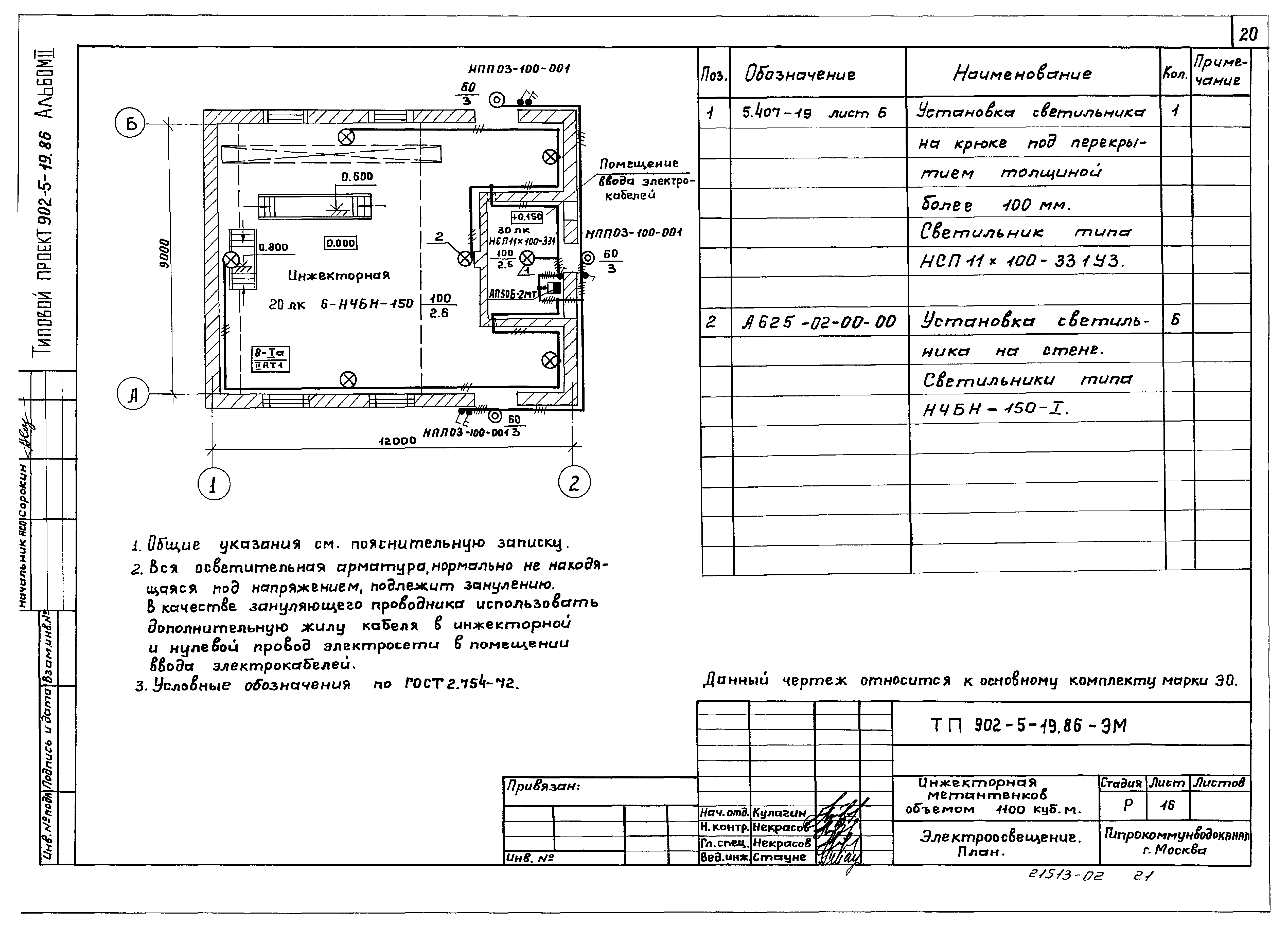 Типовой проект 902-5-19.86