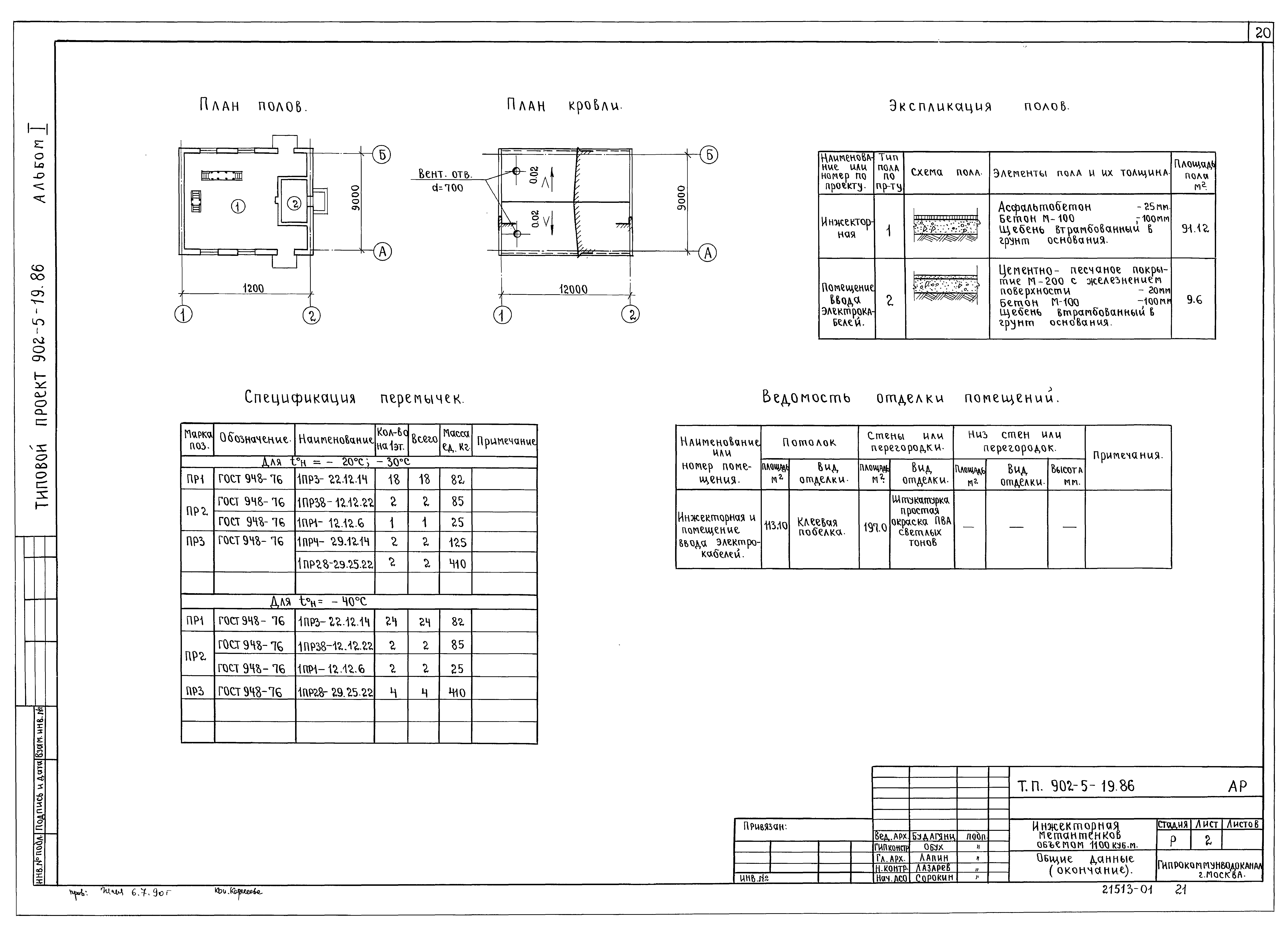 Типовой проект 902-5-19.86