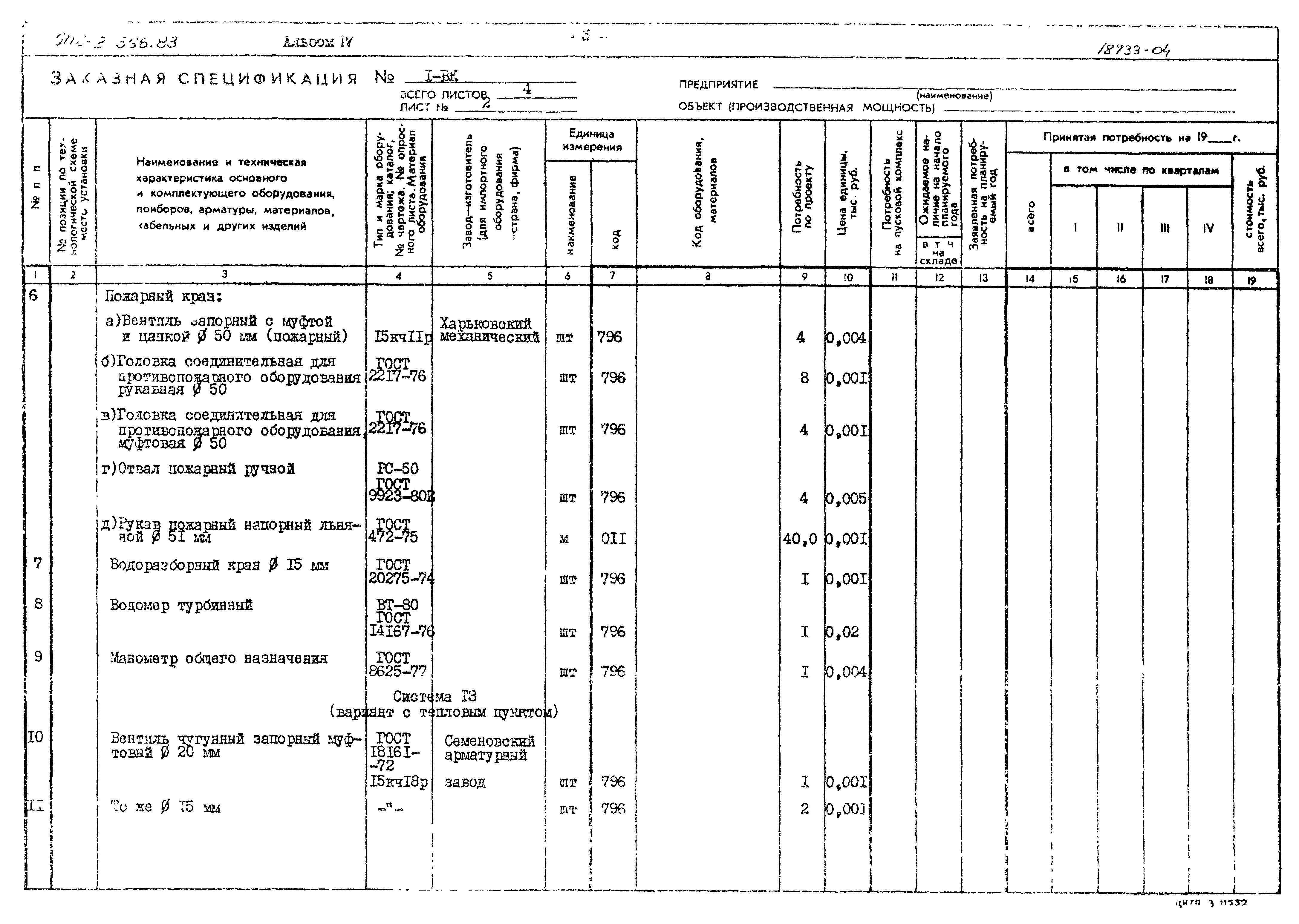 Типовой проект 902-2-366.83