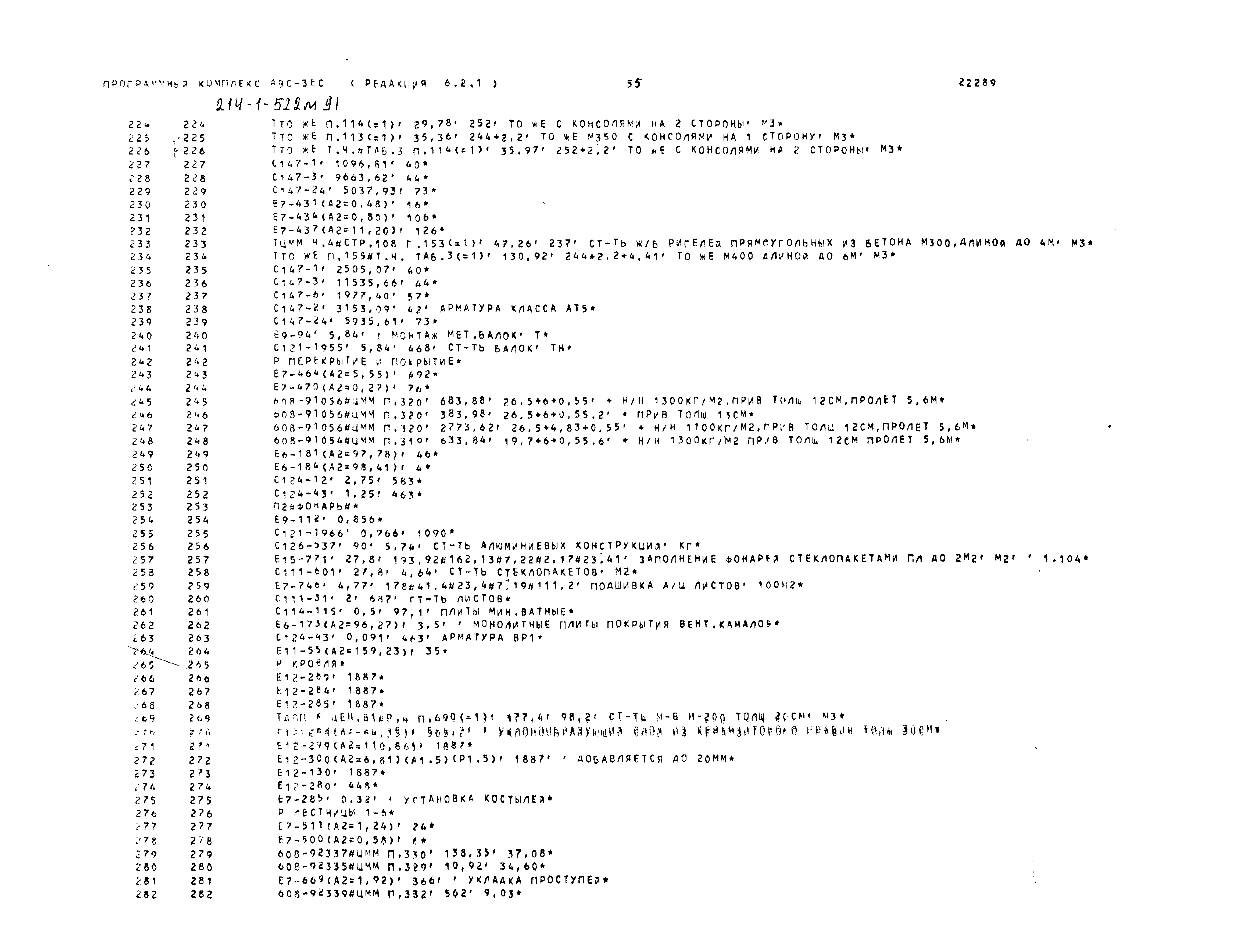 Типовой проект 214-1-522м.91