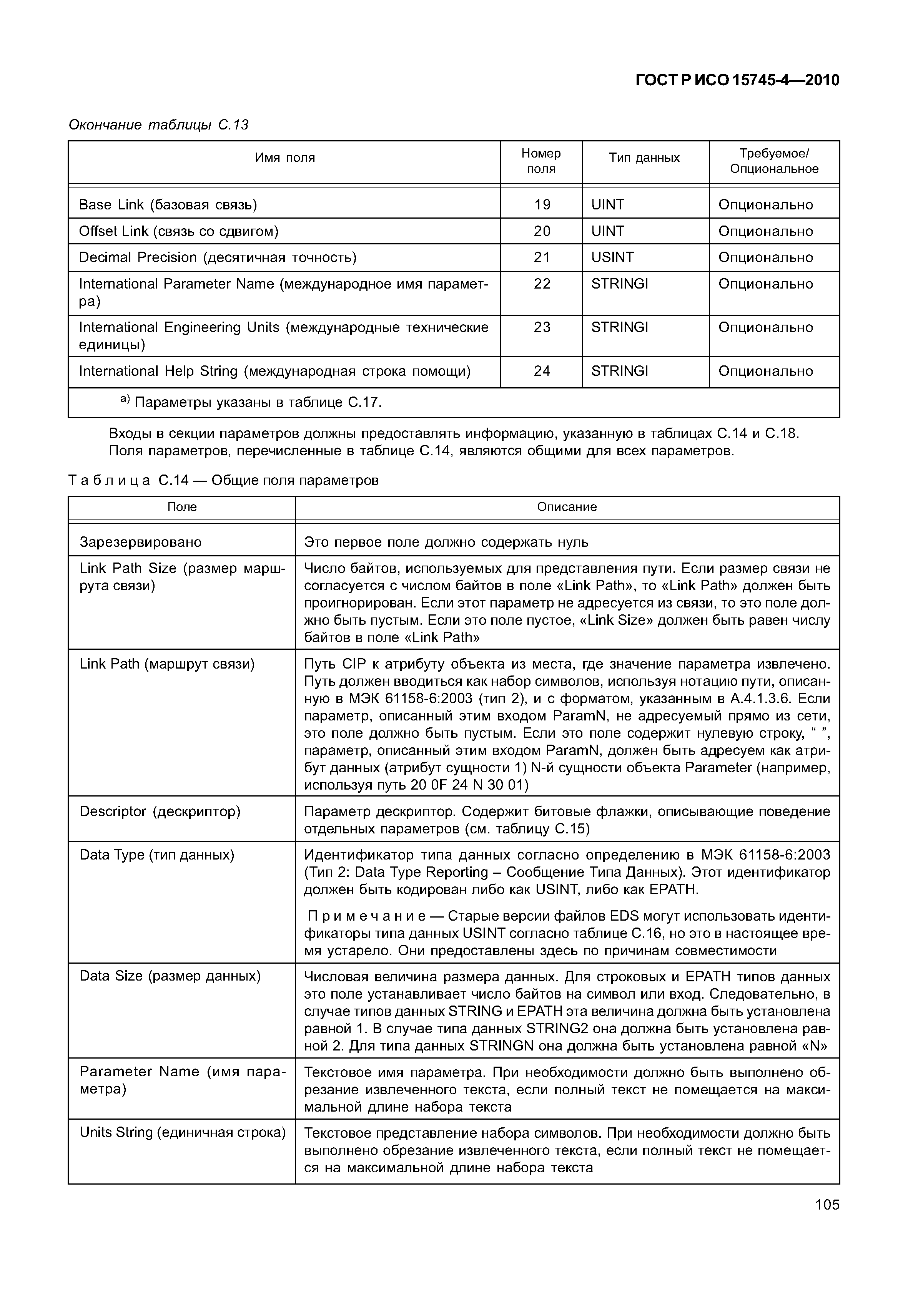 ГОСТ Р ИСО 15745-4-2010