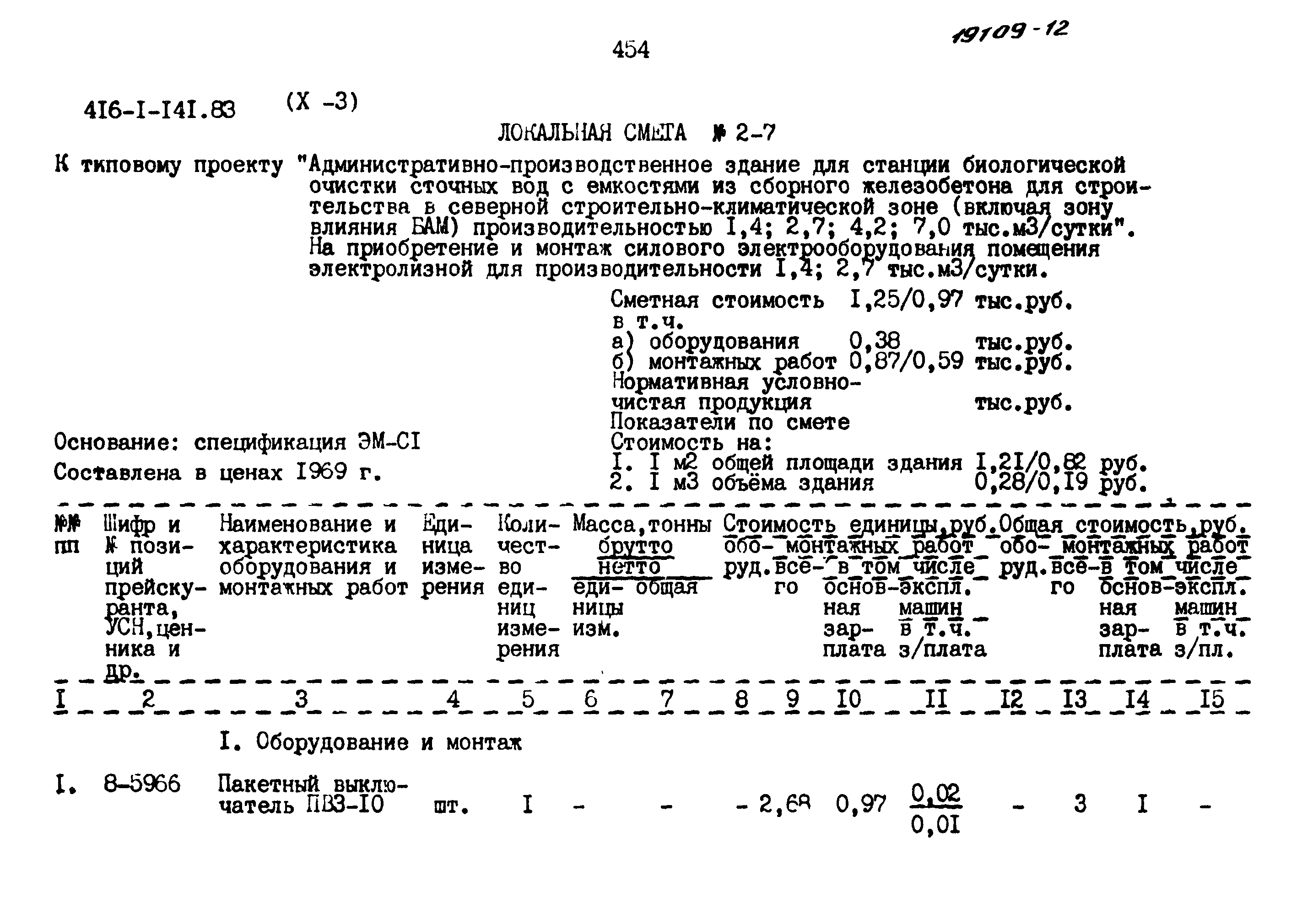Типовой проект 416-1-141.83