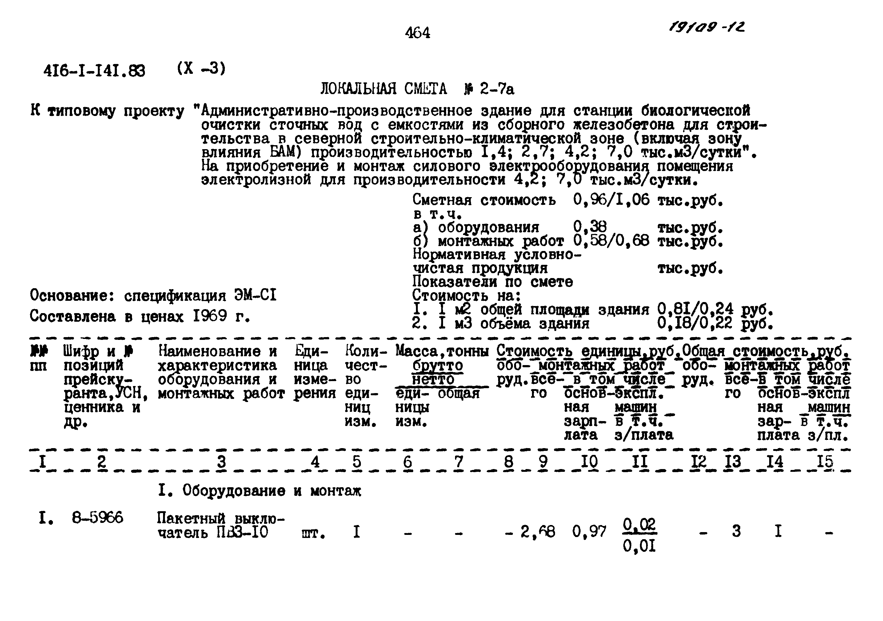 Типовой проект 416-1-141.83