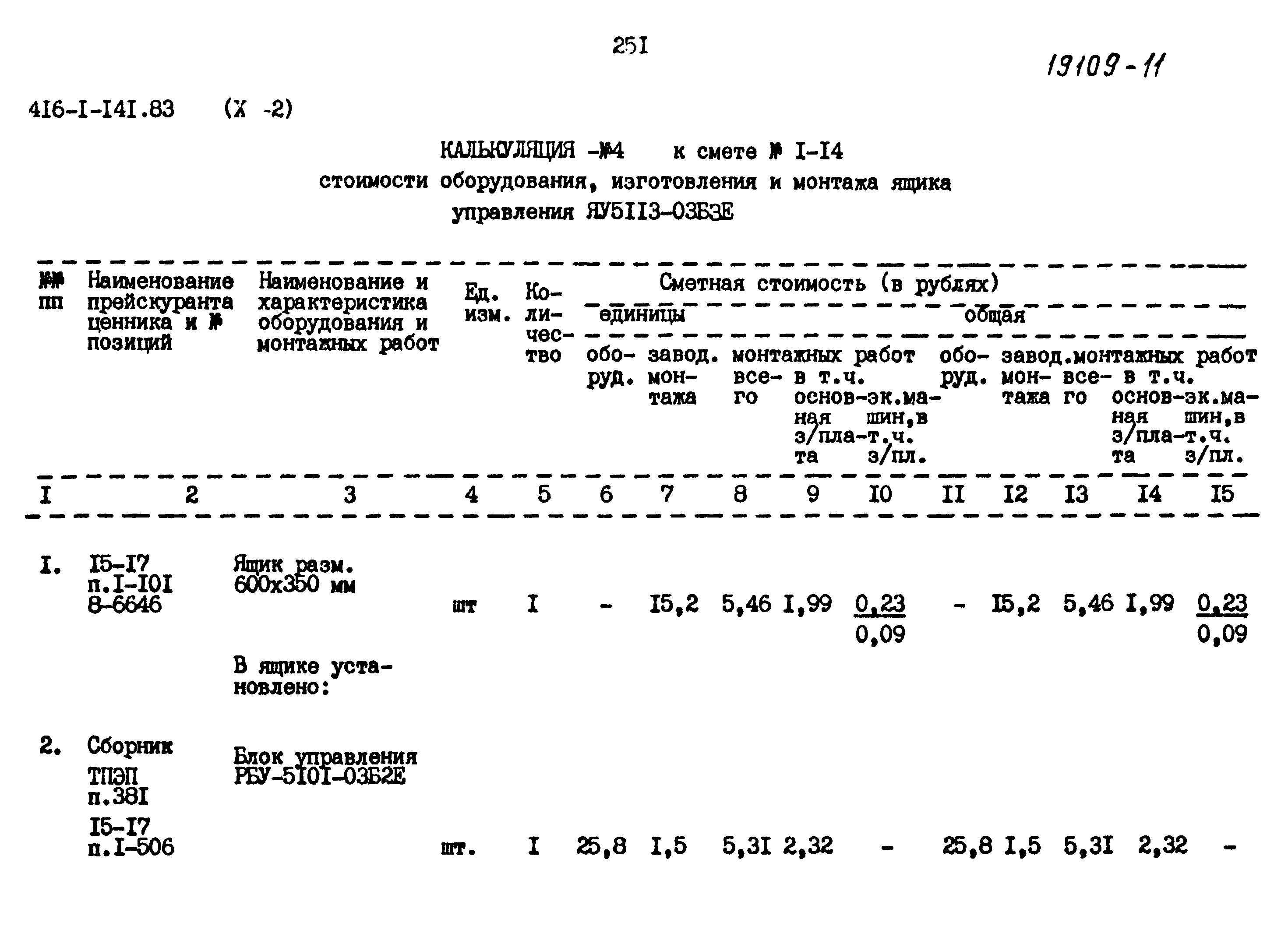Типовой проект 416-1-141.83