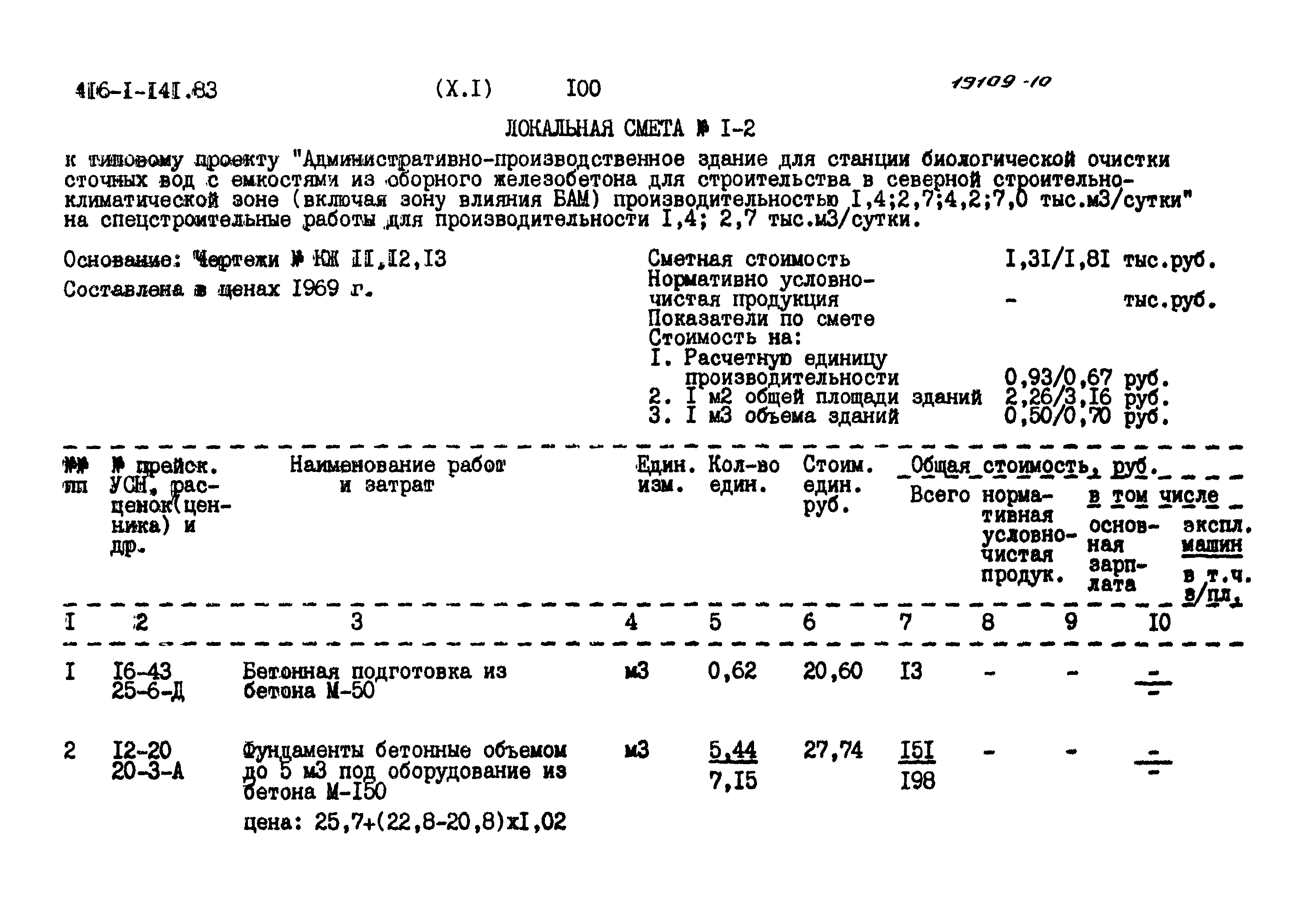 Типовой проект 416-1-141.83