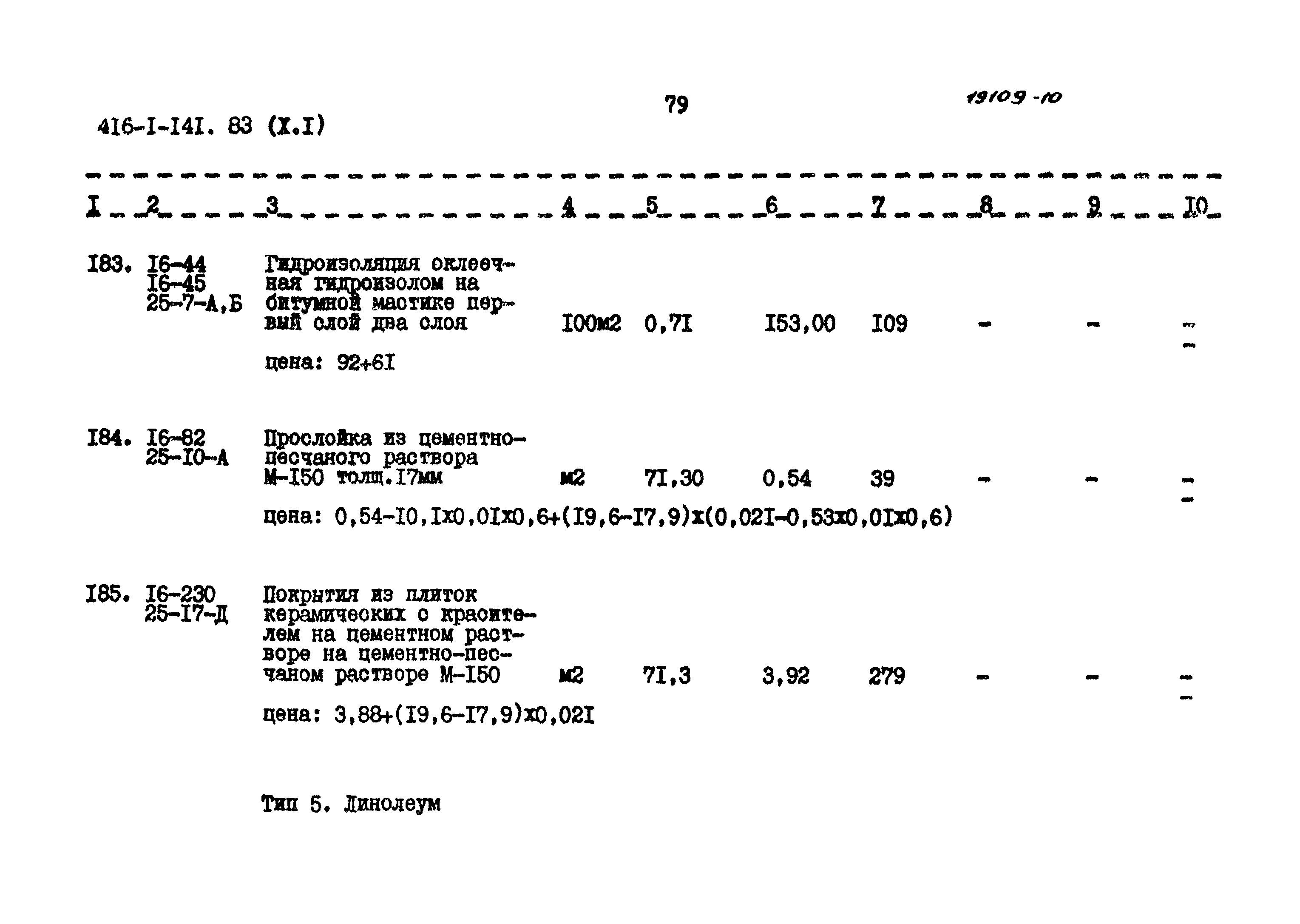 Типовой проект 416-1-141.83